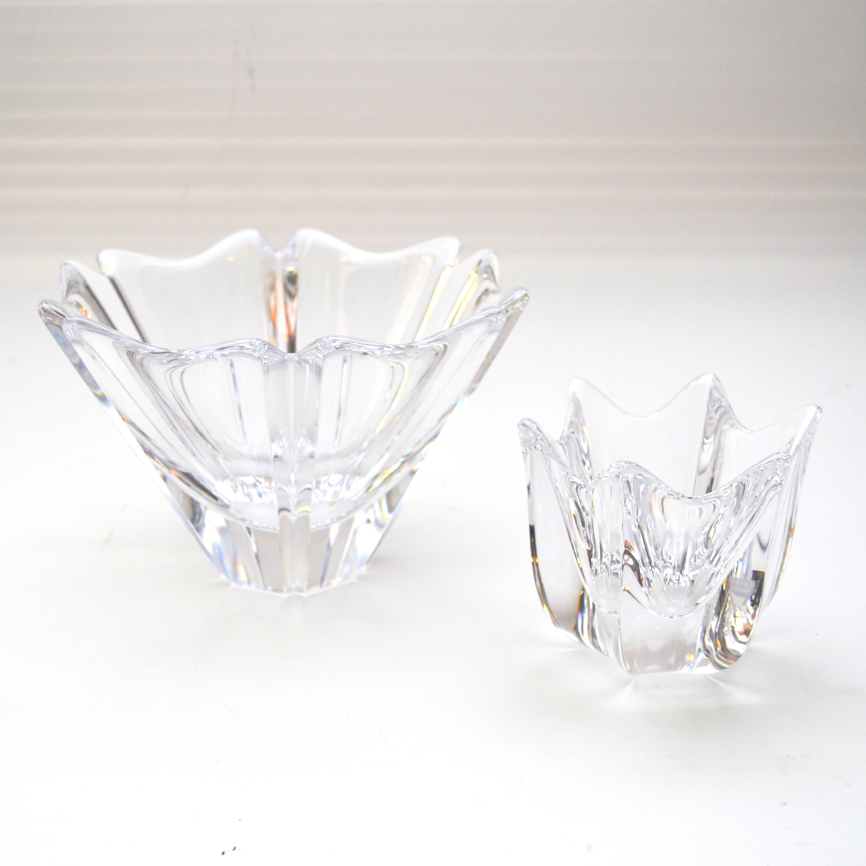 Orrefors Sweden Crystal Vases EBTH