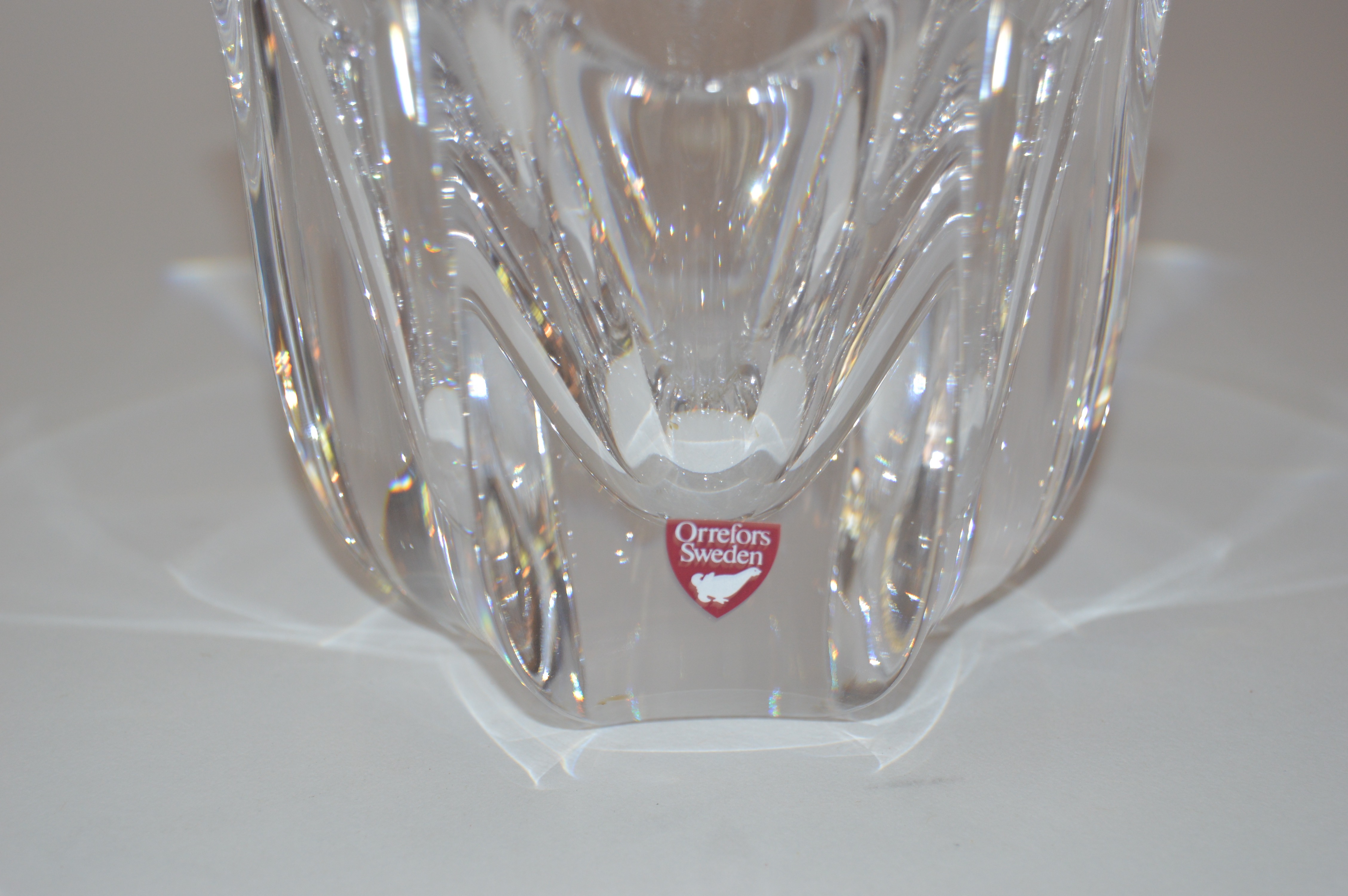 Orrefors Sweden Crystal Vases EBTH
