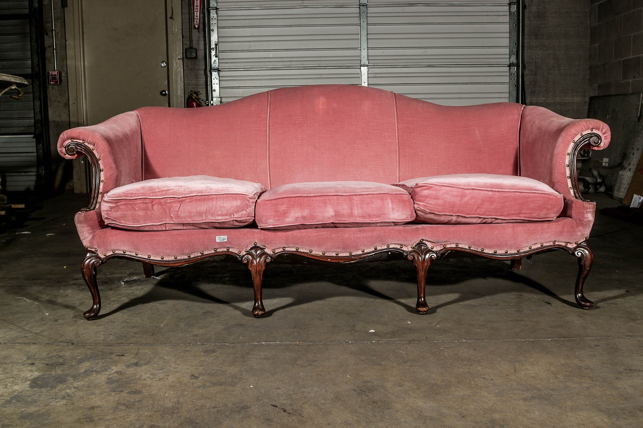Vintage Queen Anne Style Sofa EBTH