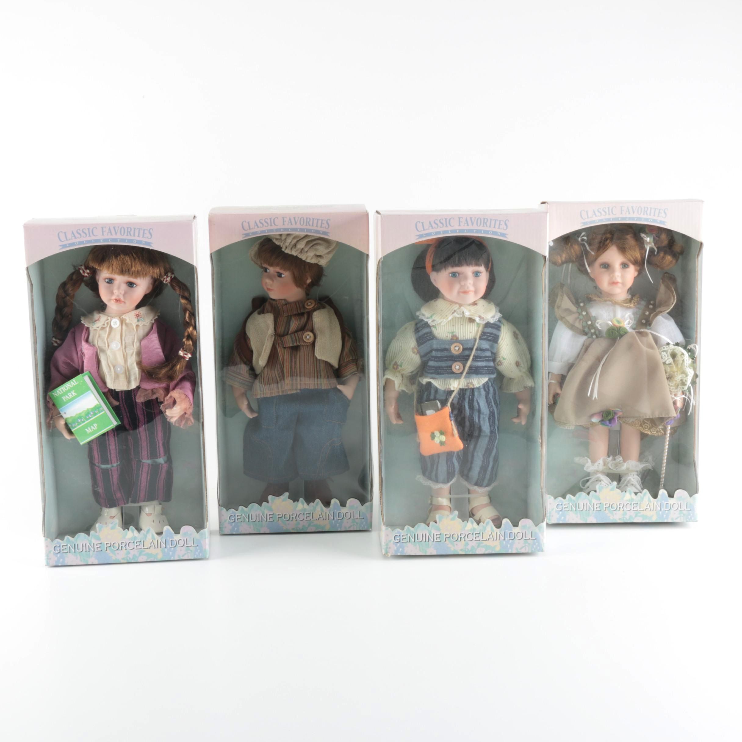 classic collection porcelain dolls