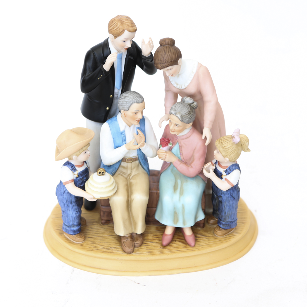 Denim Days 50th Anniversay Celebration Figurine By Home Interiors