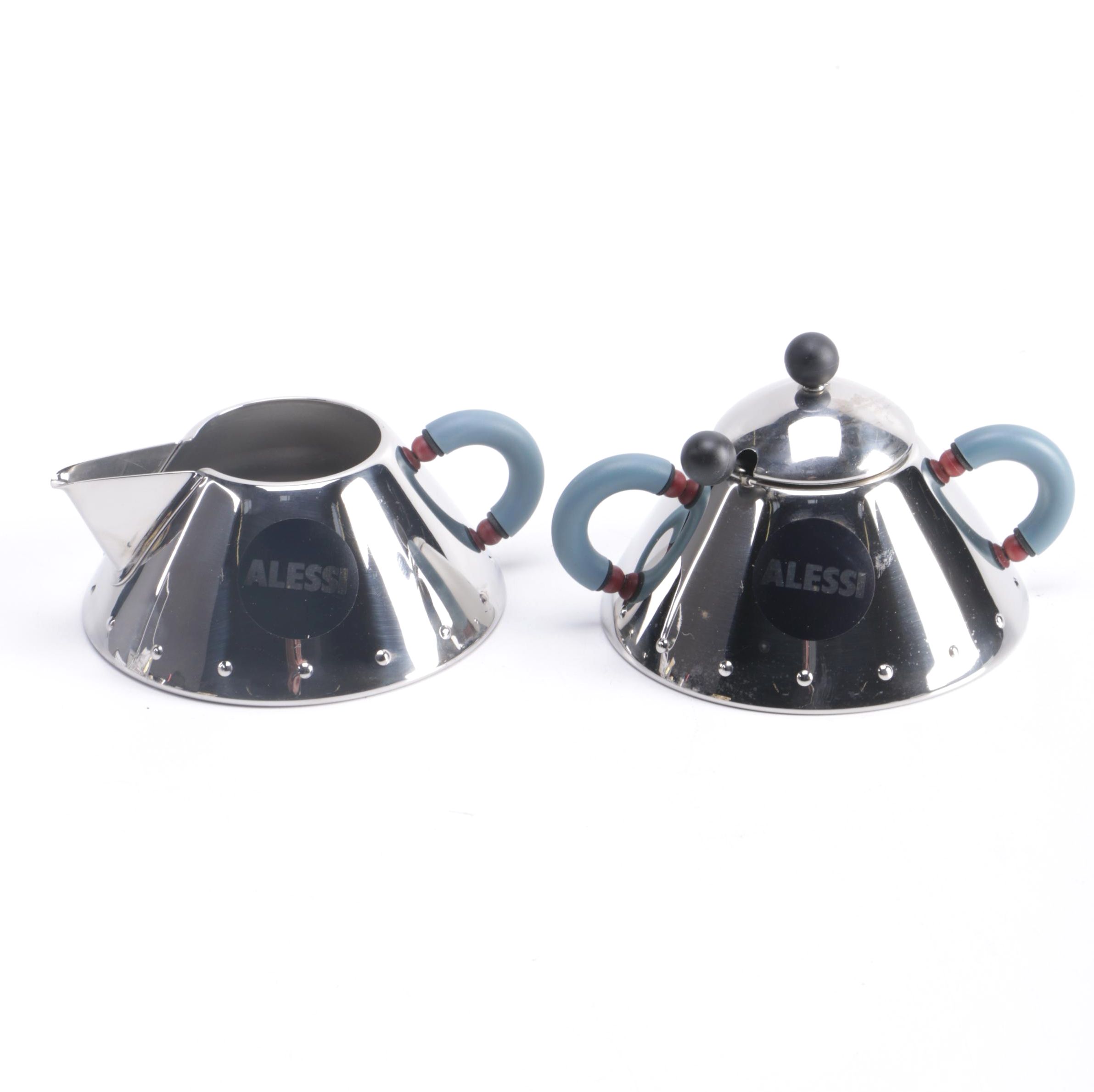 Alessi Creamer and Sugar Bowl EBTH