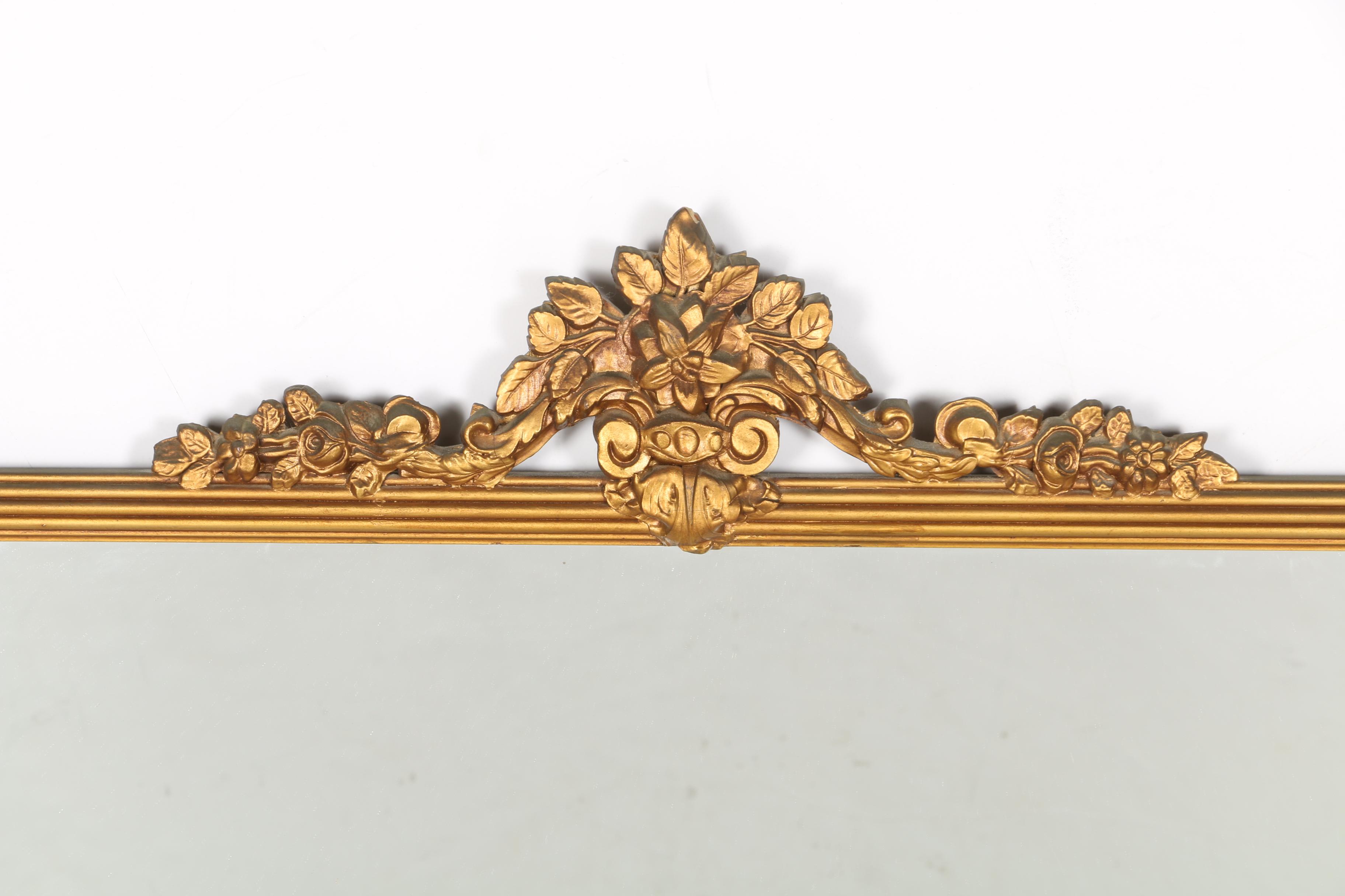 Vintage Plate Glass Wall Mirror by Binswanger EBTH