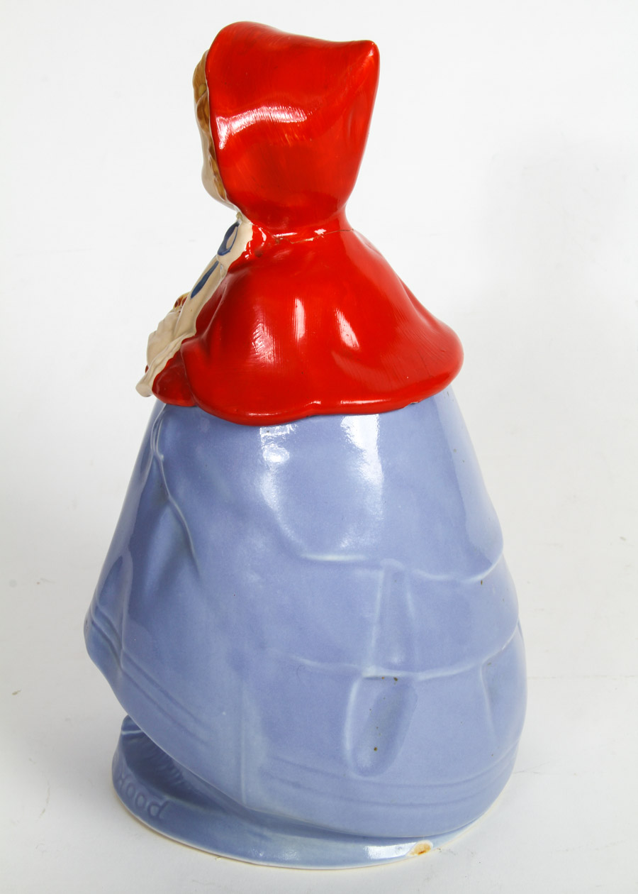 Vintage McCoy Little Red Riding Hood Cookie Jar | EBTH