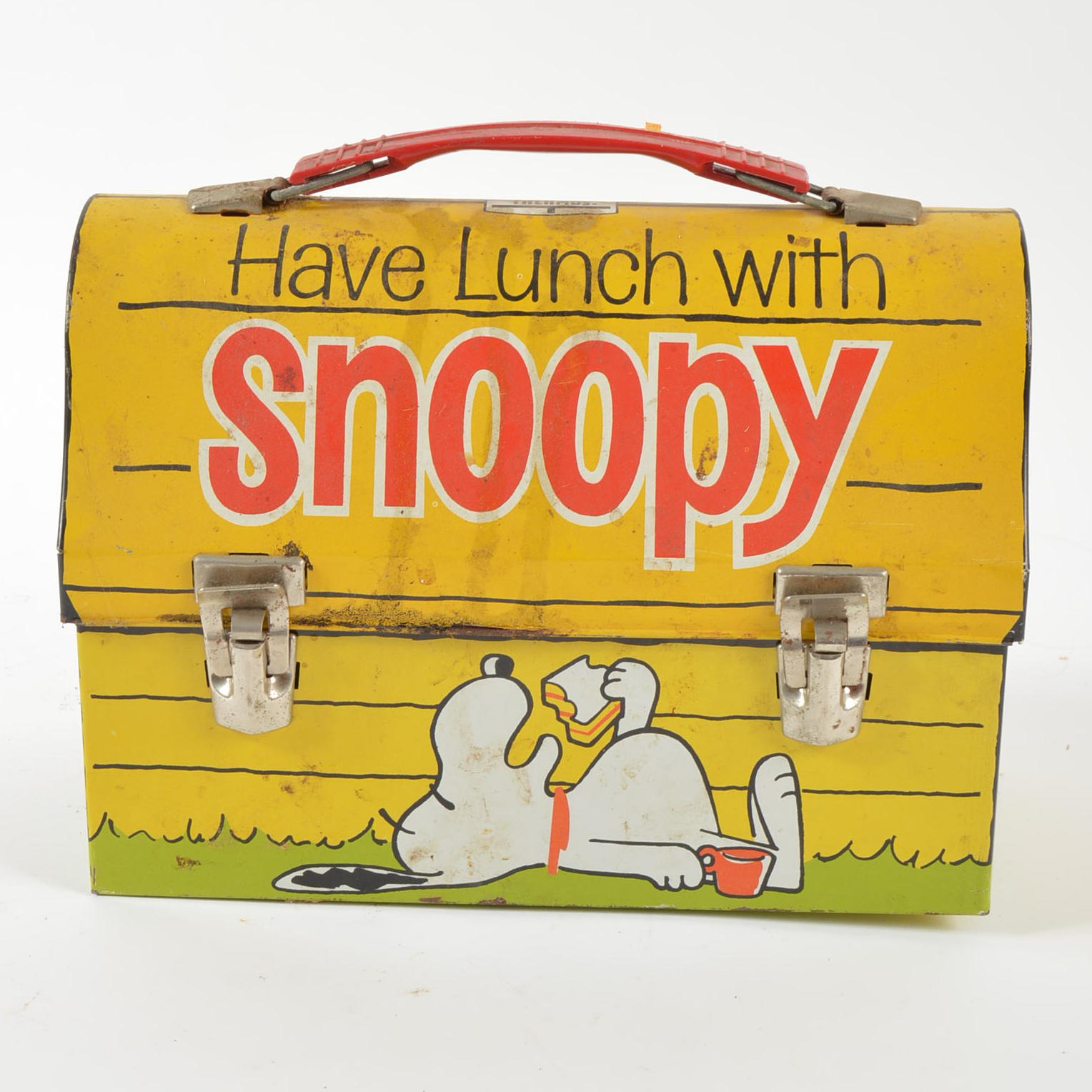 Vintage 1968 Snoopy Domed Lunch Pail EBTH