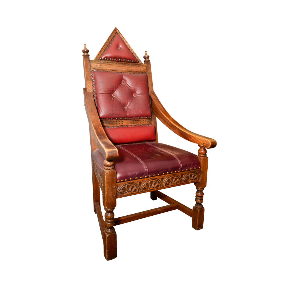 Limited Edition "Queen Elizabeth II Silver Jubilee" Throne Chair EBTH