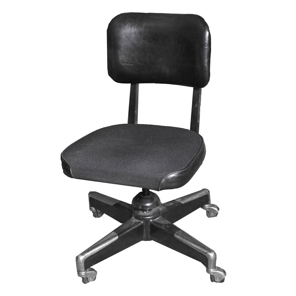 Vintage Rolling Office Chair EBTH
