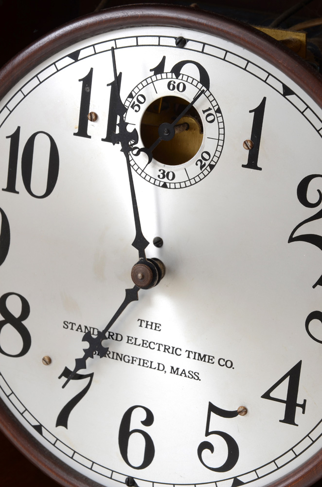 Standard Electric Time Co. Early Synchronized Clock EBTH