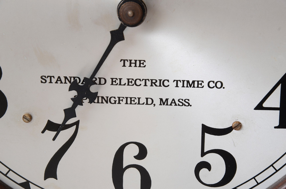 Standard Electric Time Co. Early Synchronized Clock EBTH