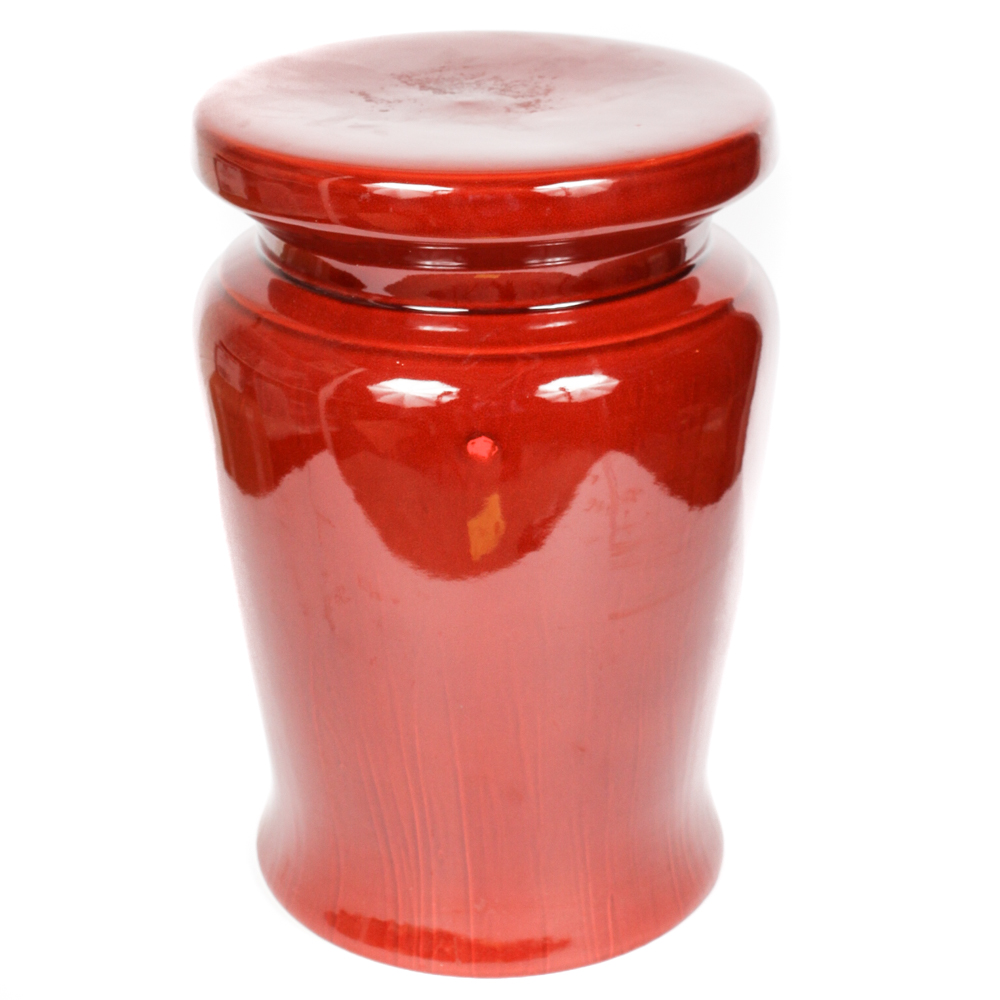 Contemporary Ceramic Drum Stool EBTH