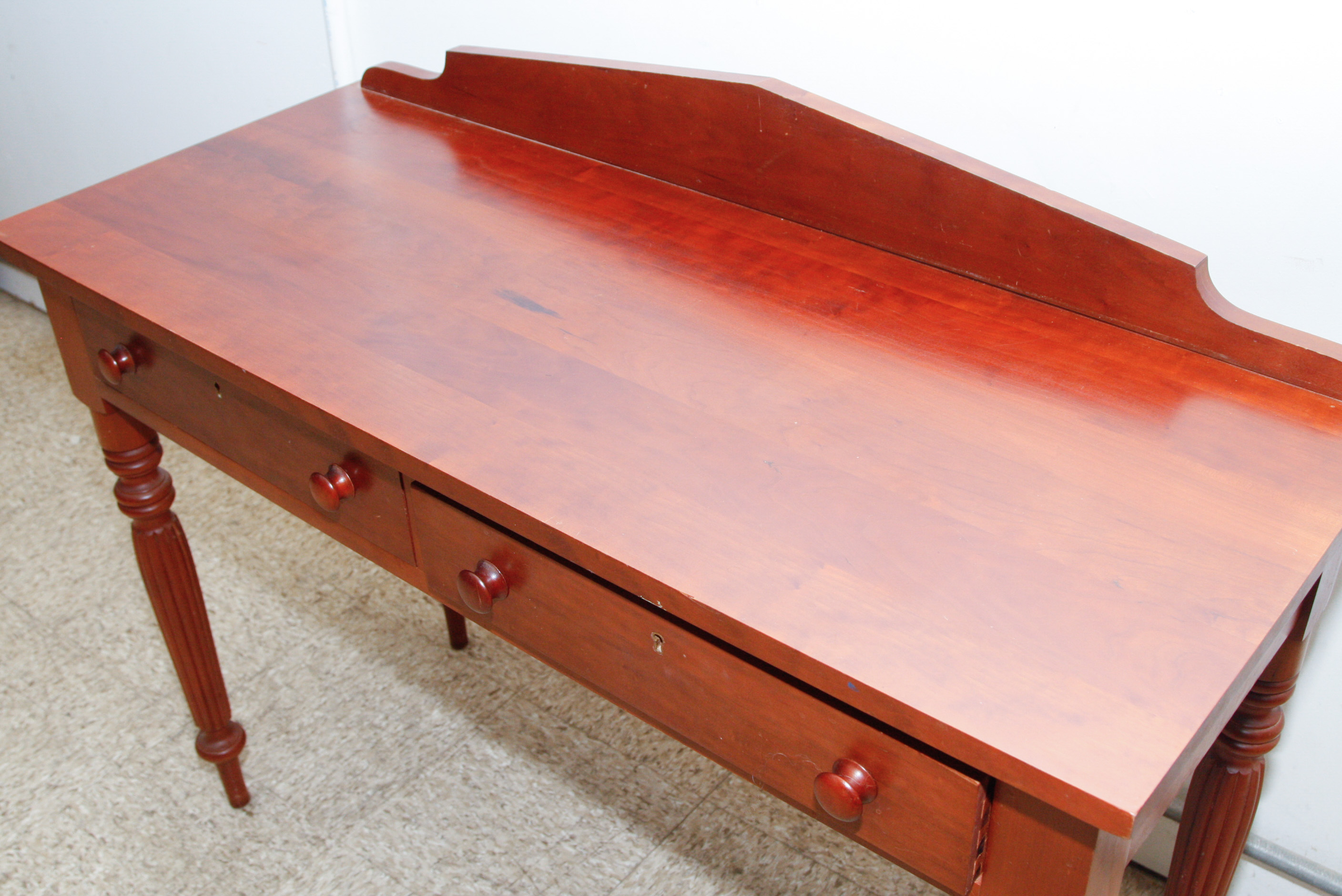 McMahan Furniture Co. Cherry Console Table EBTH