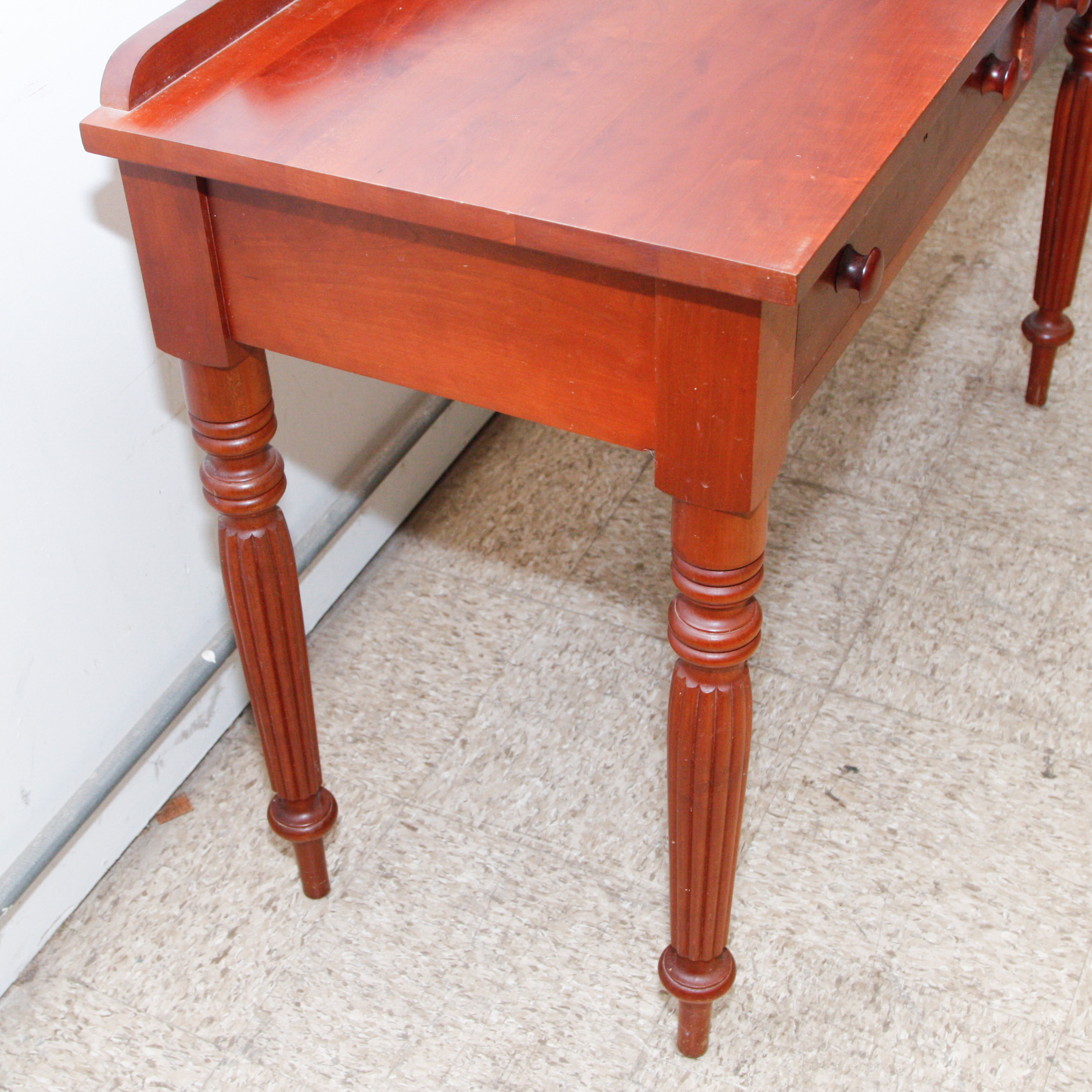 McMahan Furniture Co. Cherry Console Table EBTH