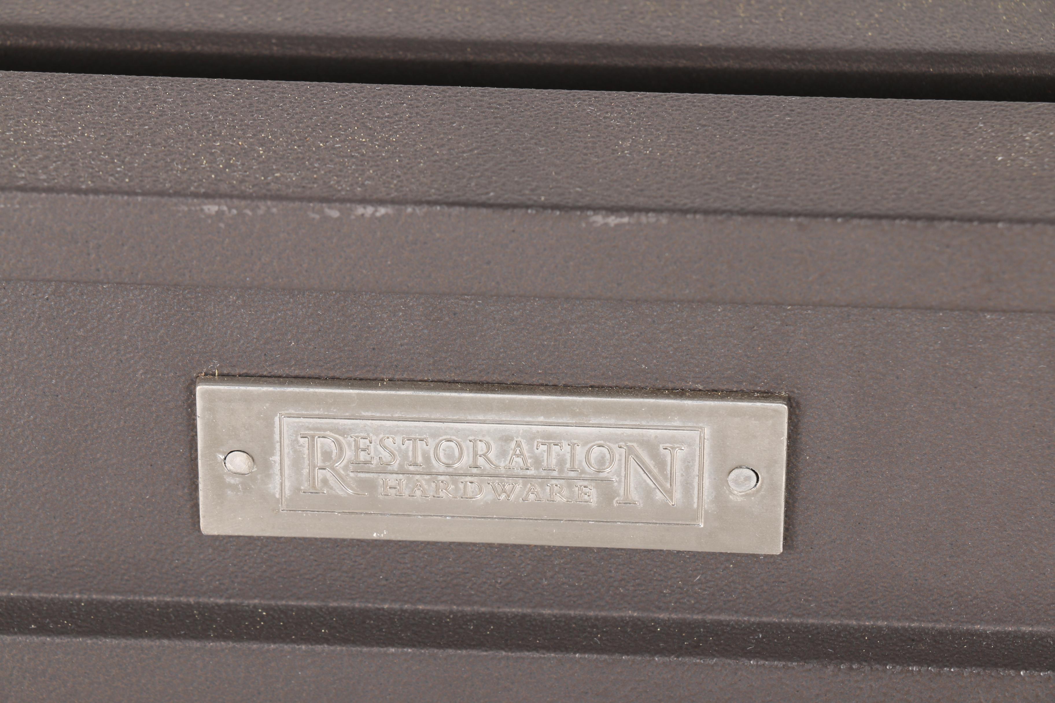 Restoration Hardware "Antibes" Outdoor Dining Table and Chairs EBTH