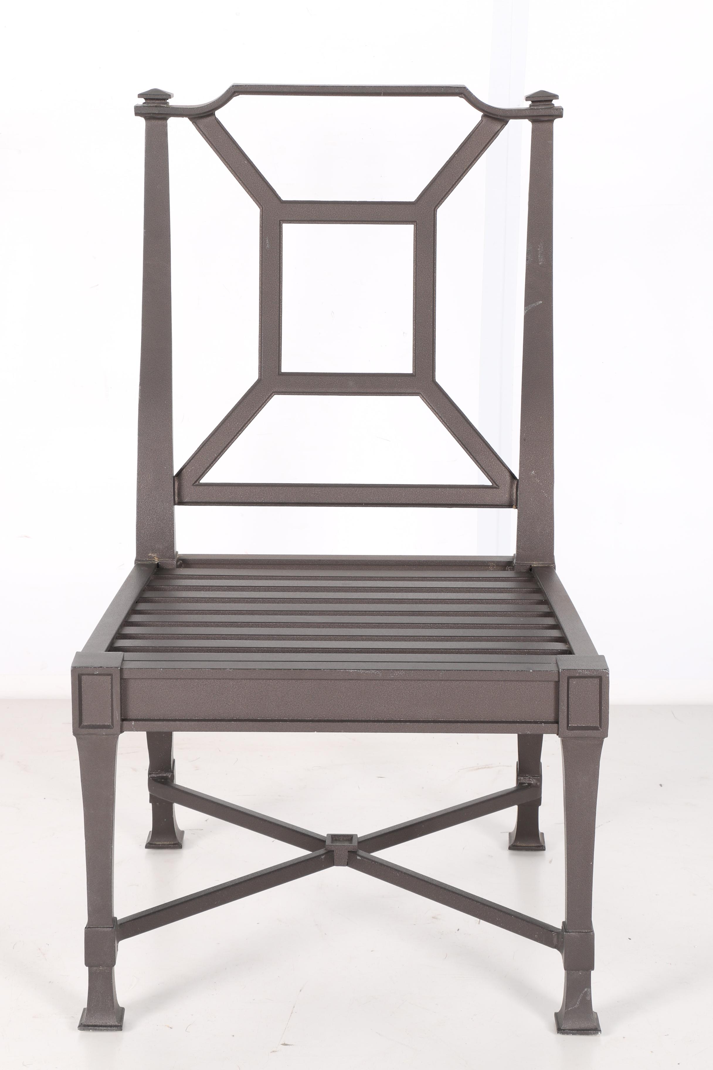 Restoration Hardware "Antibes" Outdoor Dining Table and Chairs EBTH