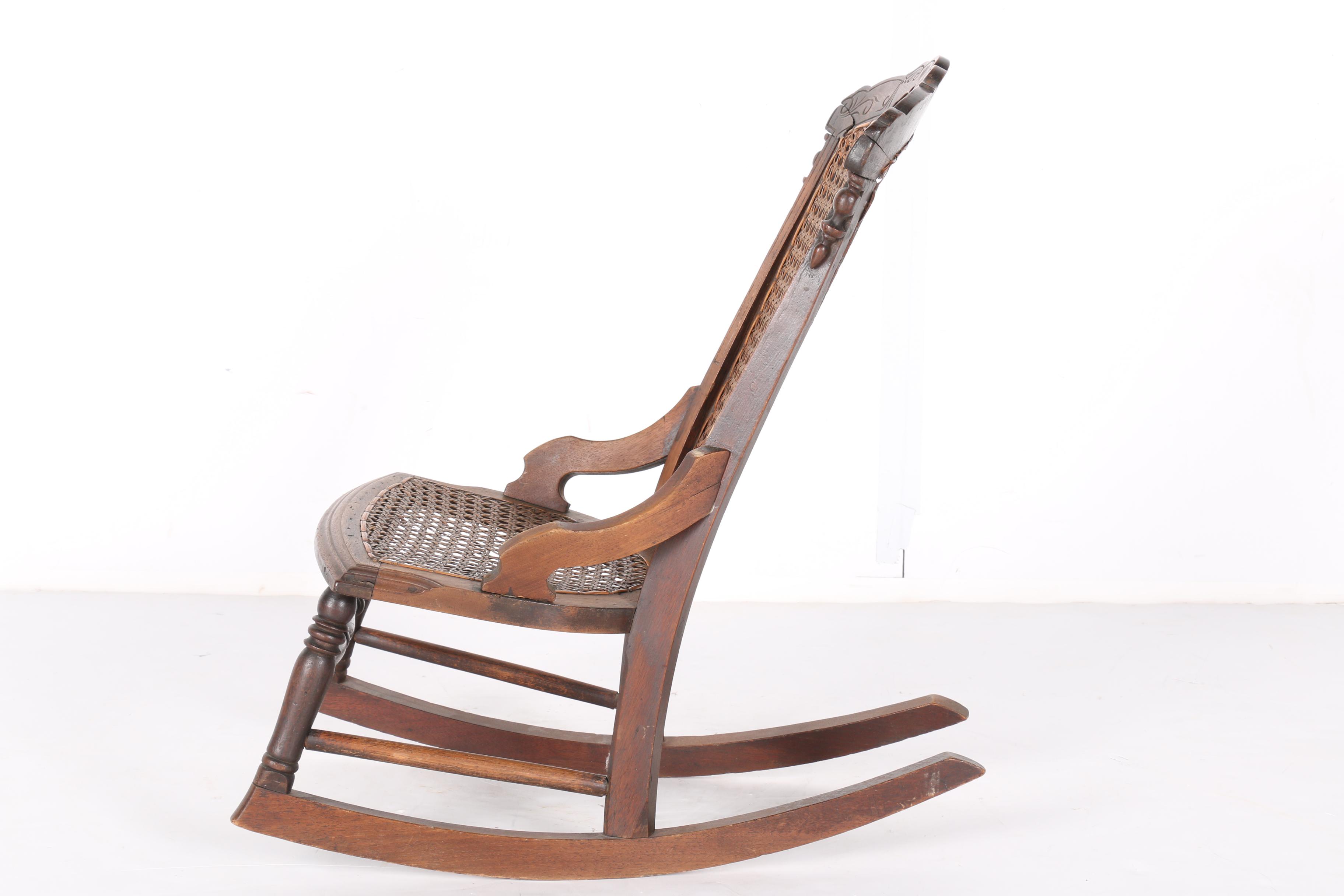 Antique Eastlake Children's Rocking Chair EBTH