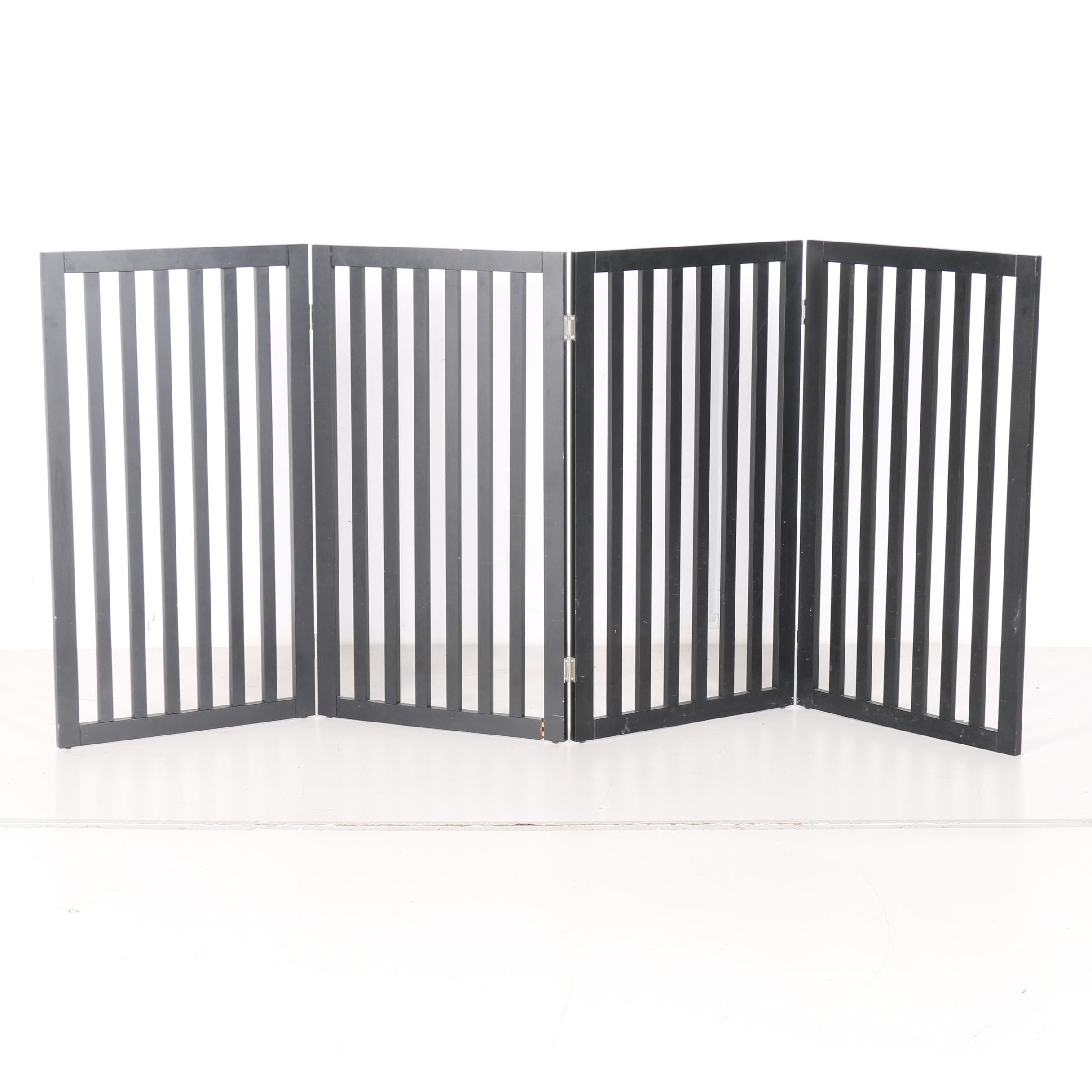 Wooden Accordion Gate EBTH
