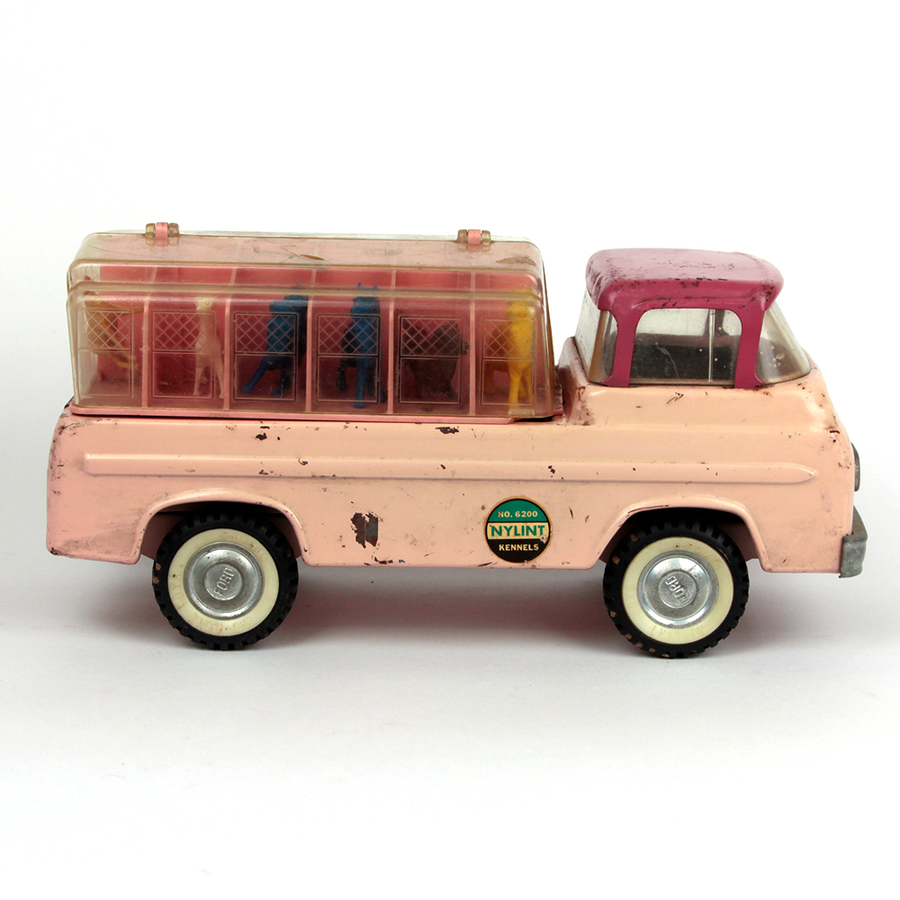 Vintage Nylint Ford Econoline Dog Kennel Truck