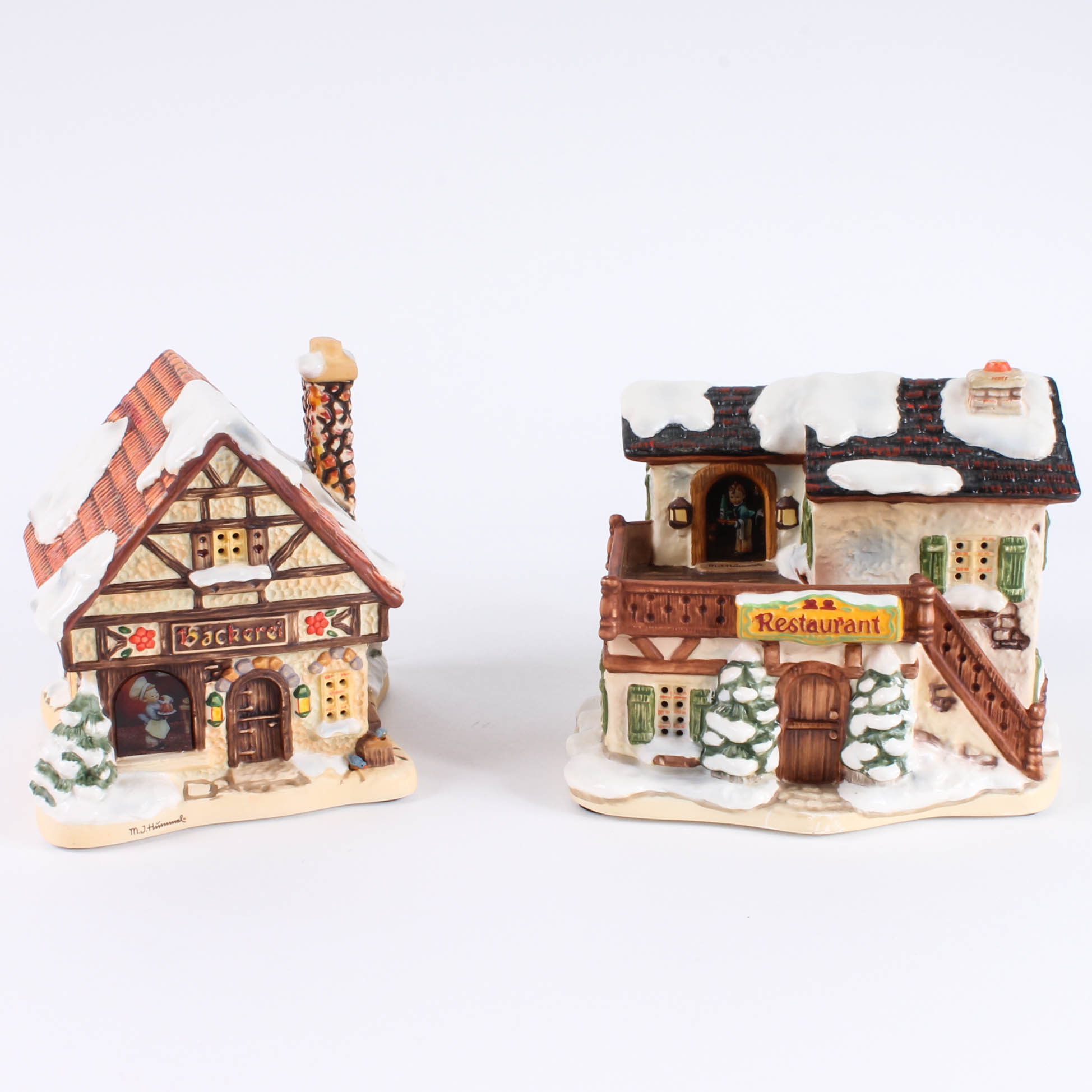 "Winter Comfort" and "Village Bakery" Hummel Christmas Village