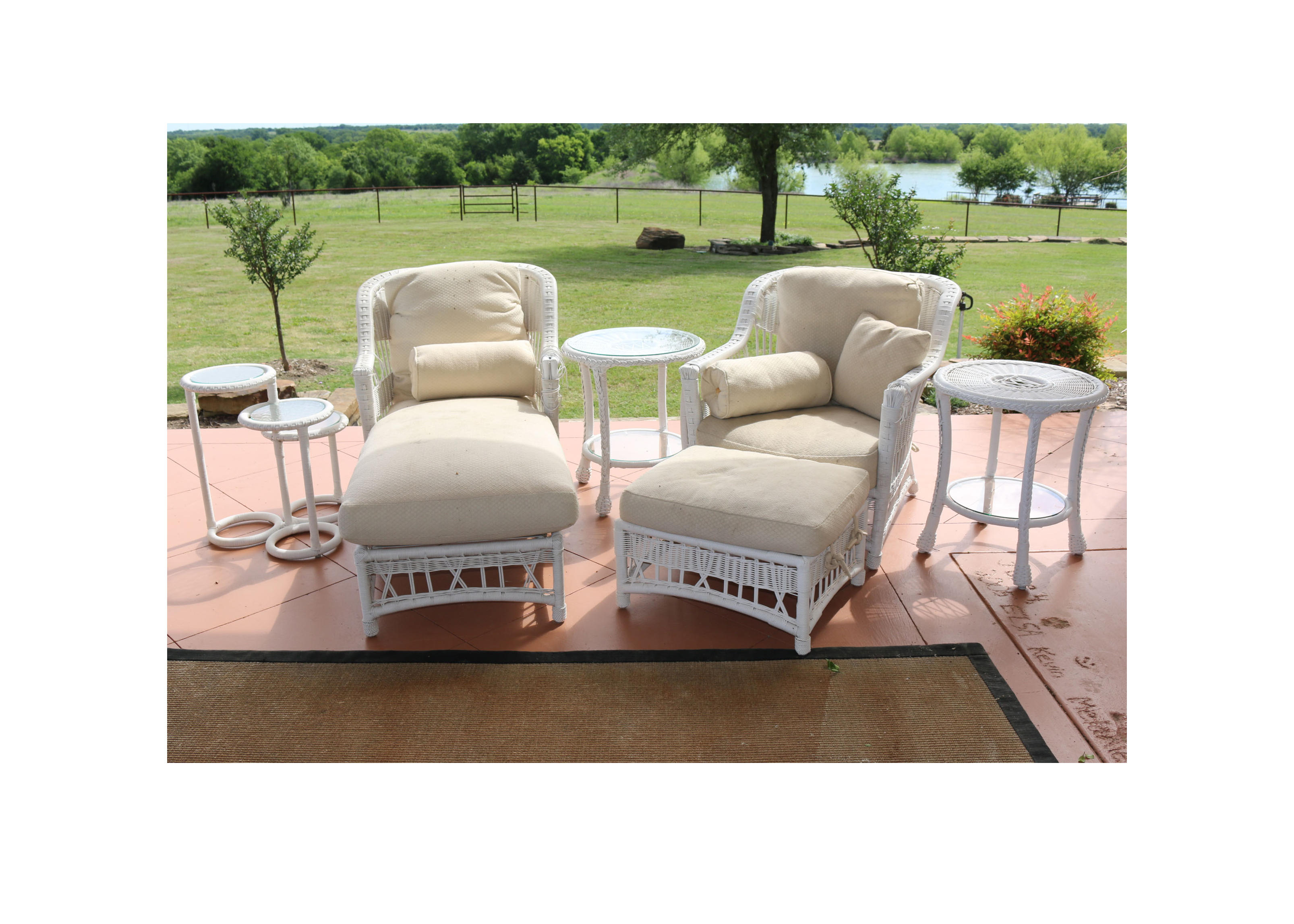 FauxWicker Patio Furniture EBTH