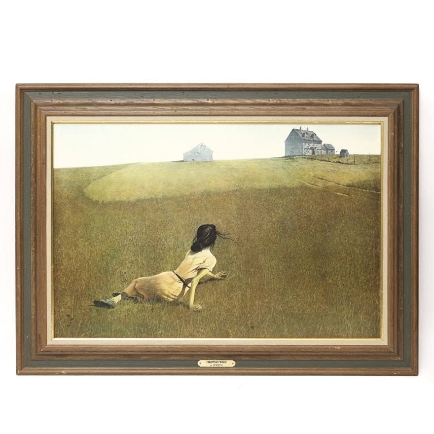 After Andrew Wyeth Print Christina S World Ebth