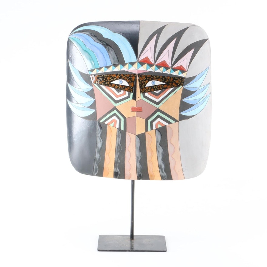 Louis Mendez Ceramic Art Pottery Mask | EBTH