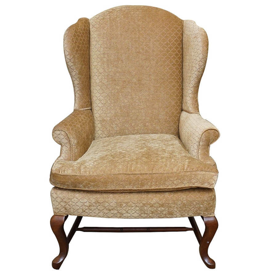 Queen Anne Style Wingback Chair | EBTH