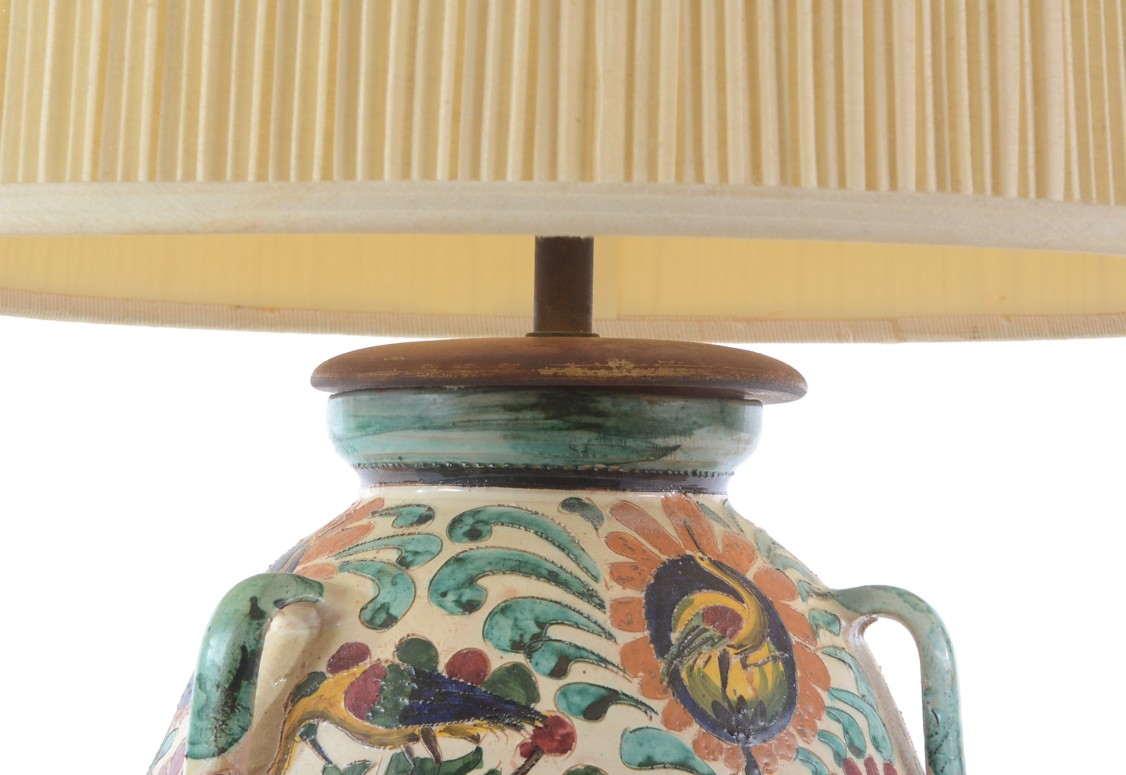 Vintage Italian Pottery Lamp EBTH