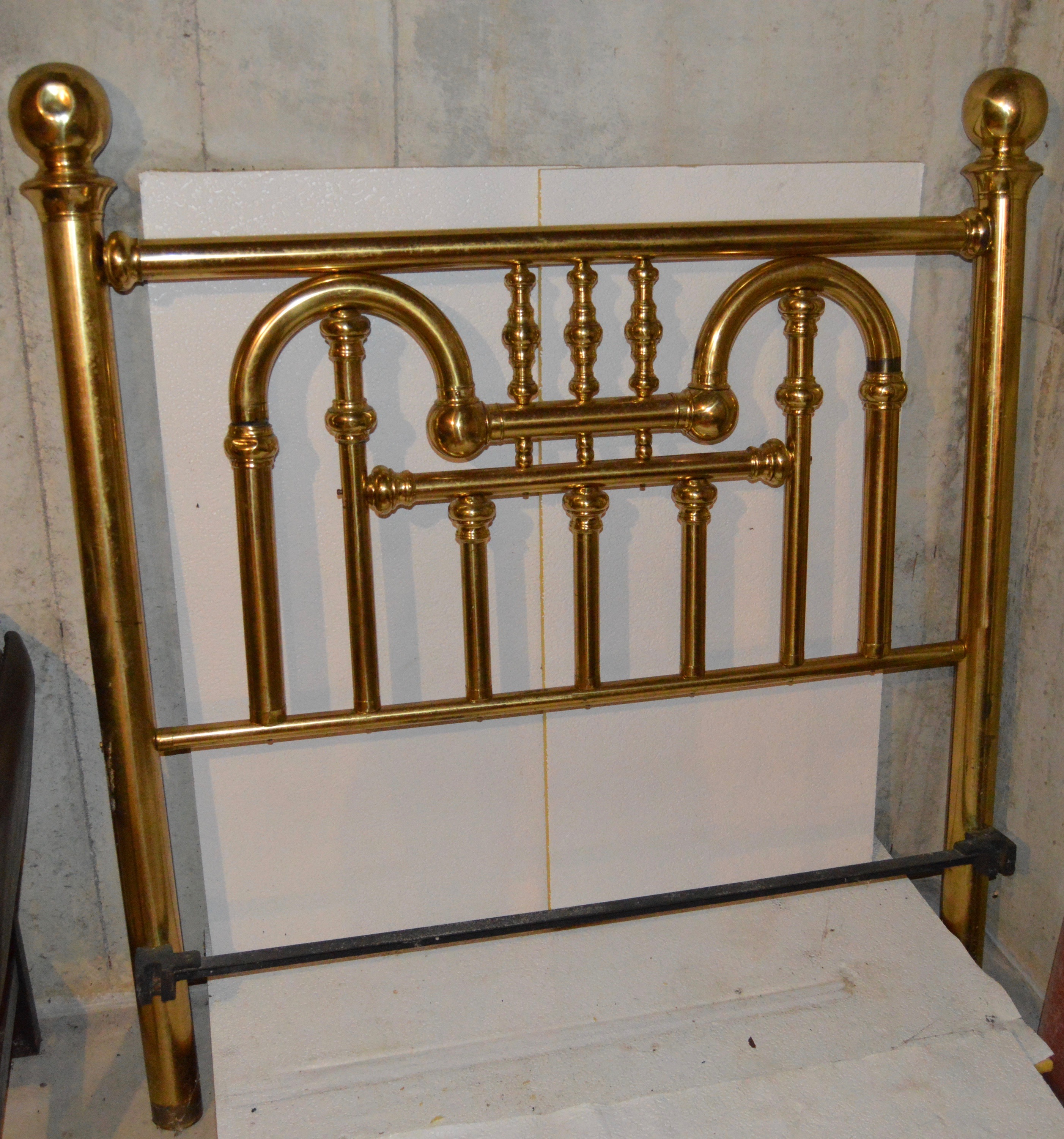 Antique Full Size Brass Bed Frame | EBTH