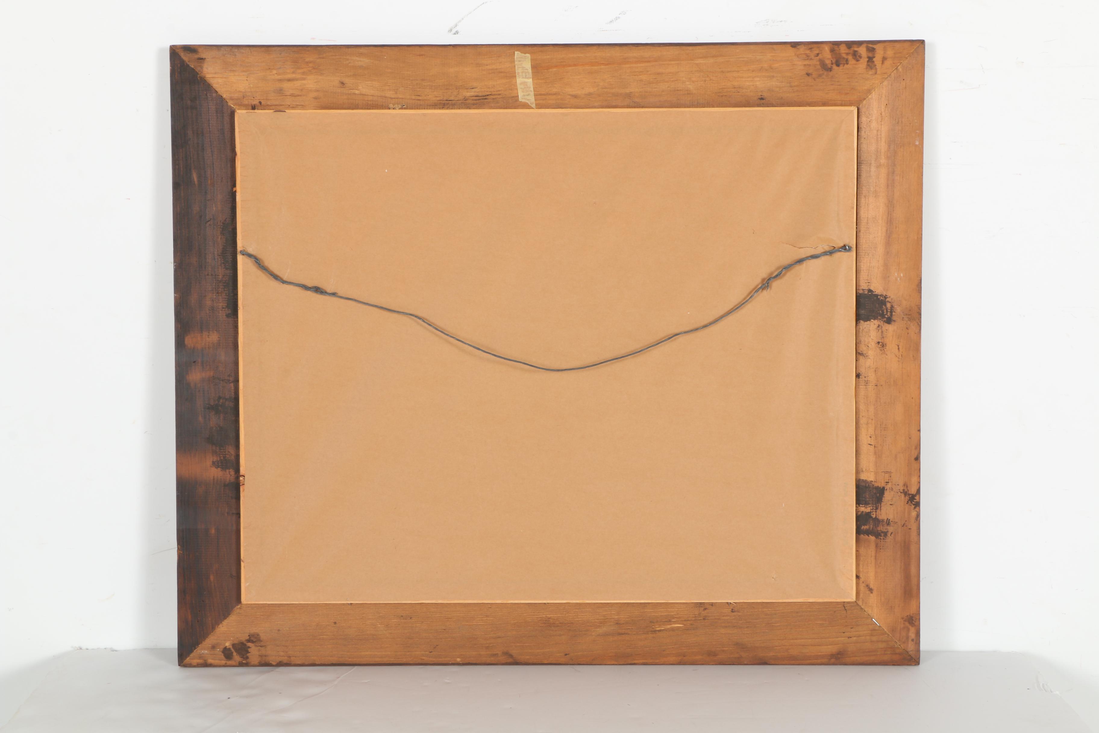 Elton J. Louviere Oil on Board Painting of Ducks Flying Over Water EBTH