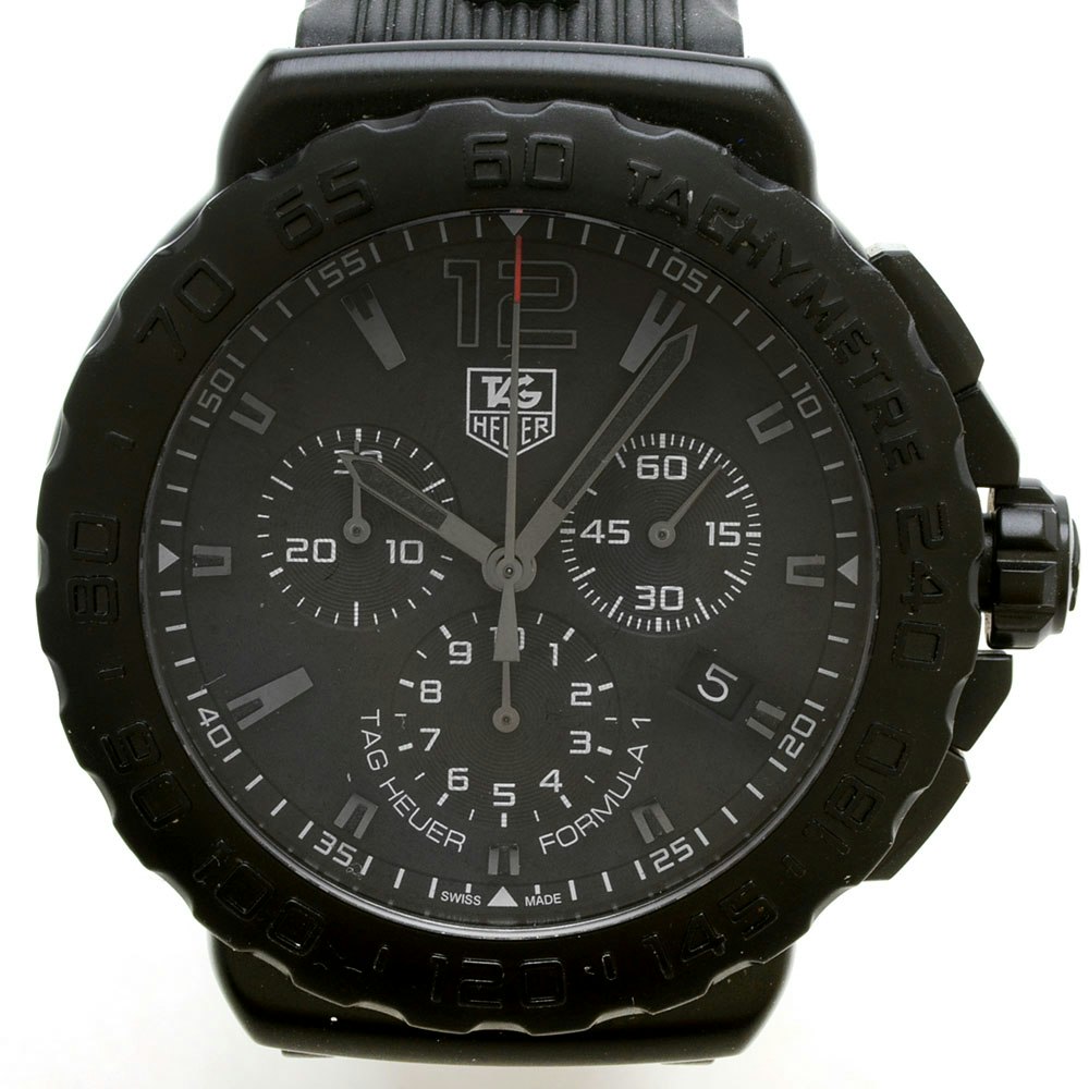 Tag Heuer Formula 1 Black Titanium Carbide-Coated Steel Quartz | EBTH