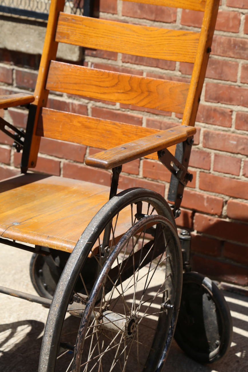 Late 1800s Oak Wheelchair EBTH