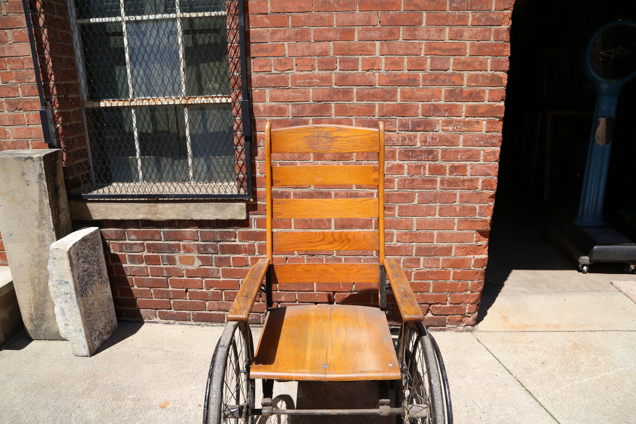 Late 1800s Oak Wheelchair EBTH