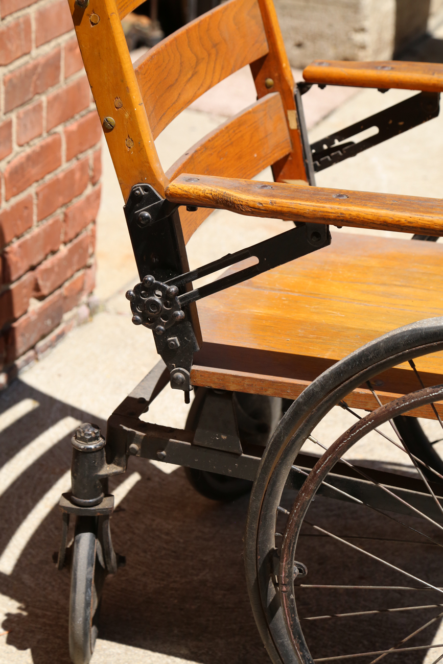 Late 1800s Oak Wheelchair EBTH