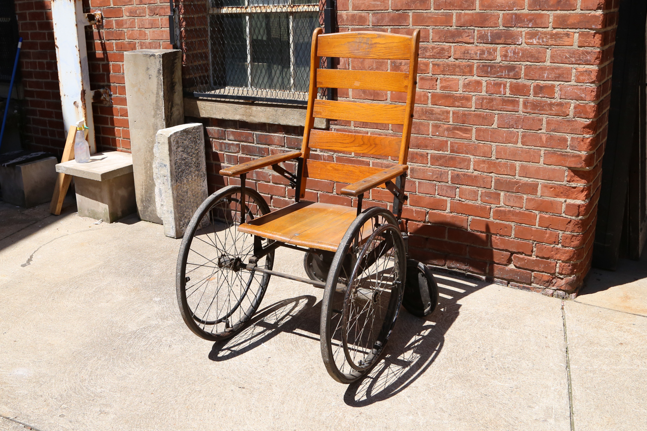 Late 1800s Oak Wheelchair EBTH