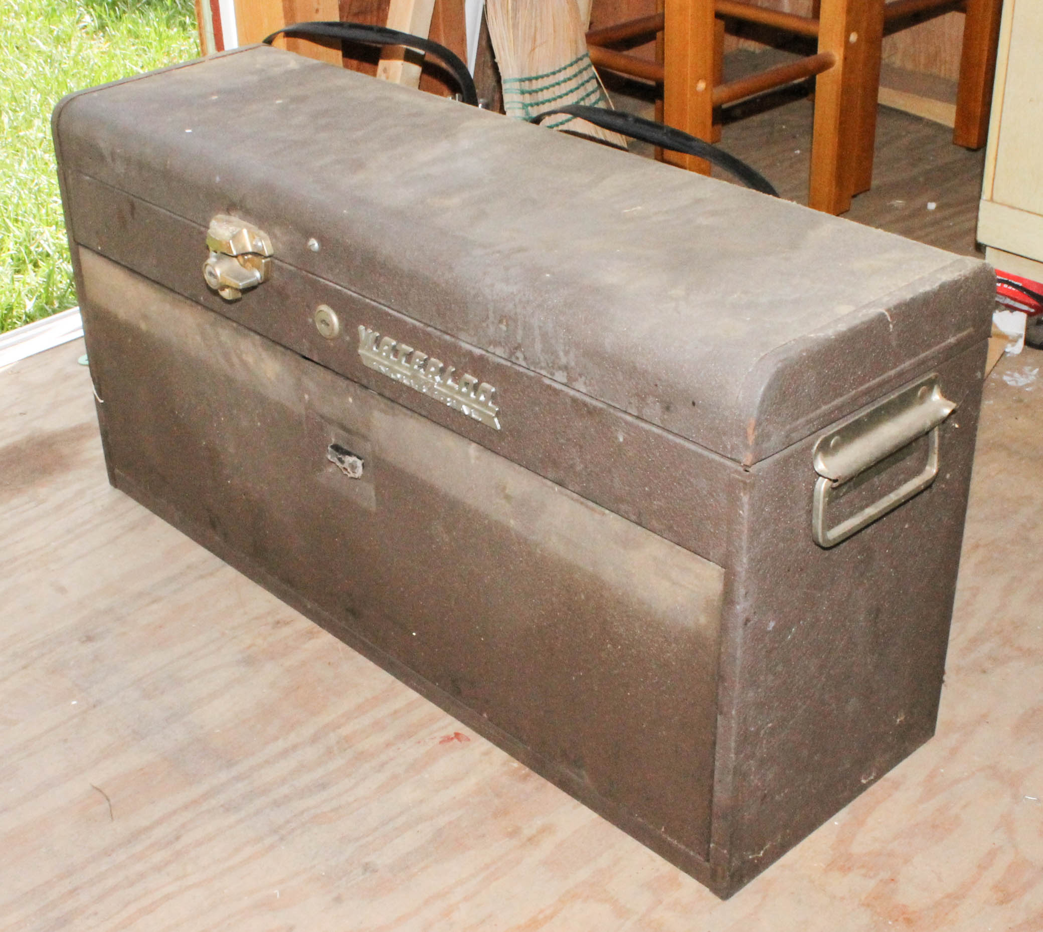Vintage Waterloo Toolbox with Tools EBTH