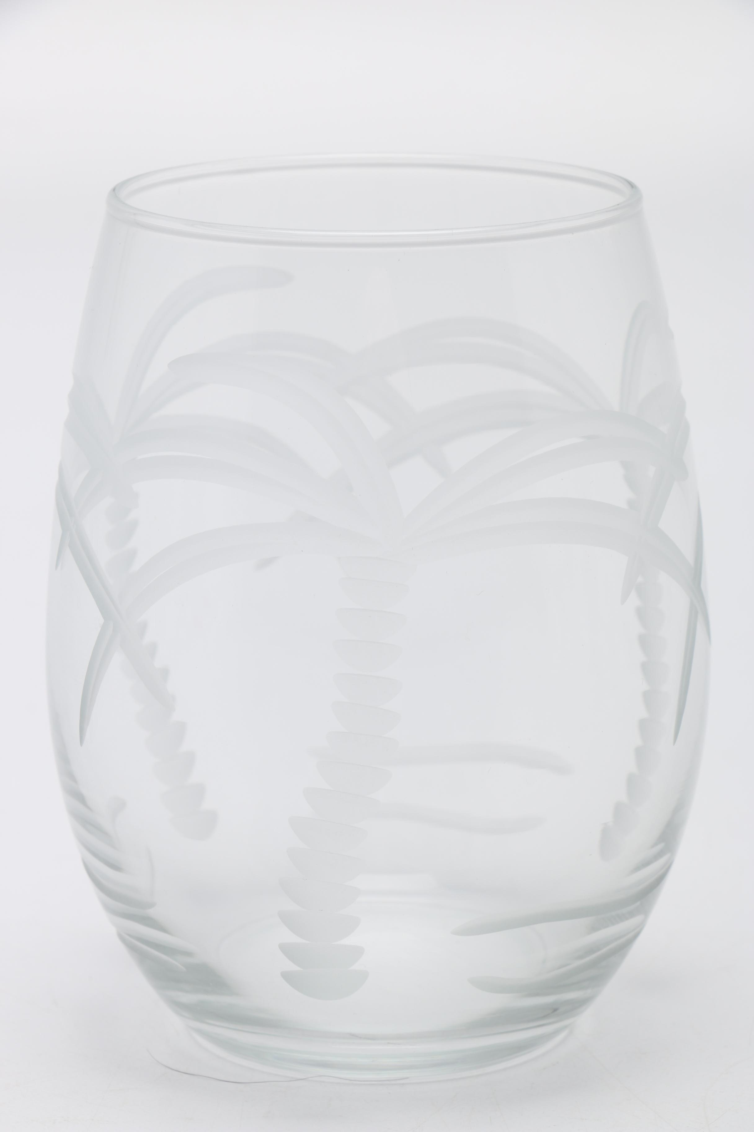 Palm Tree Glassware EBTH