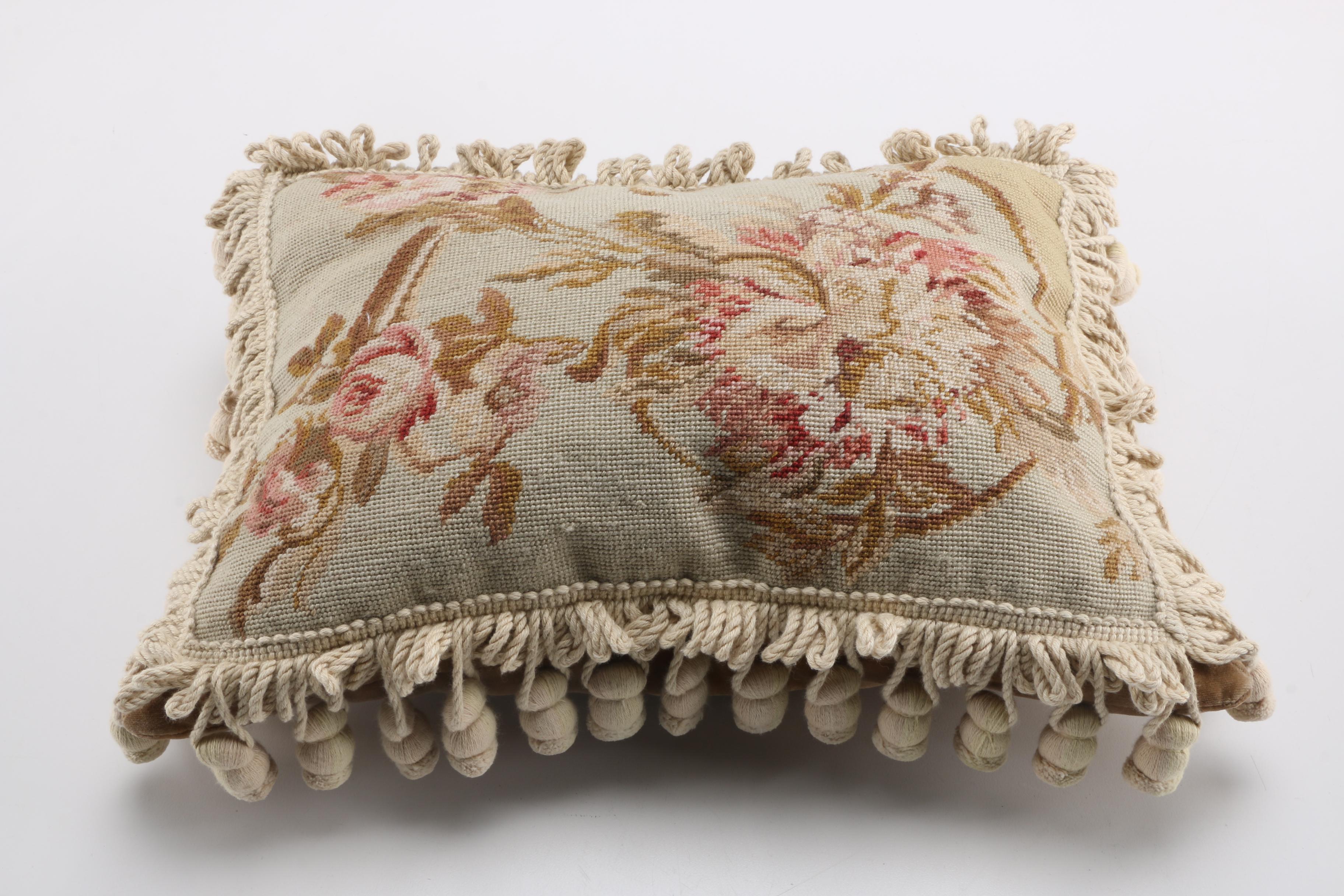 Floral Tapestry Pillows Including Katha Diddel EBTH