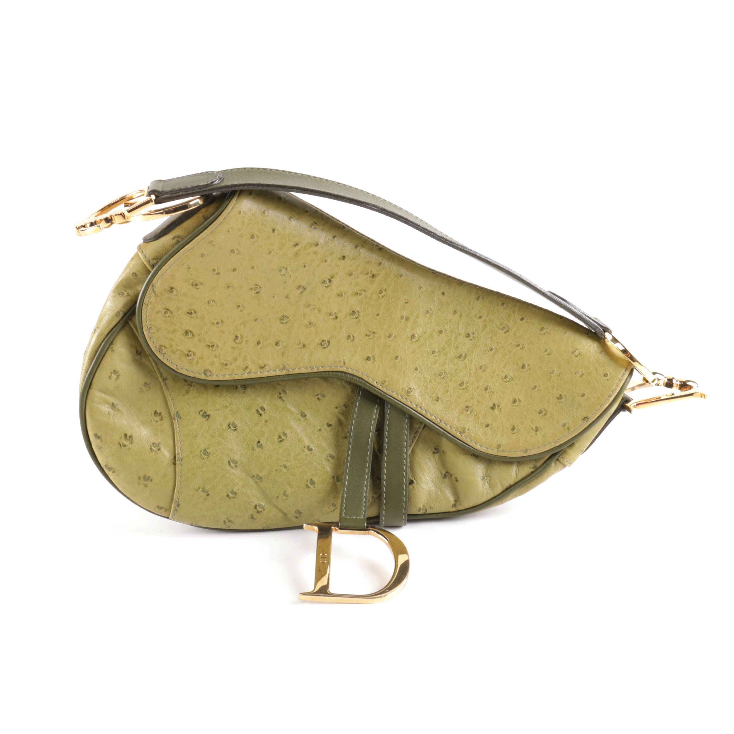 dior saddle bag ostrich