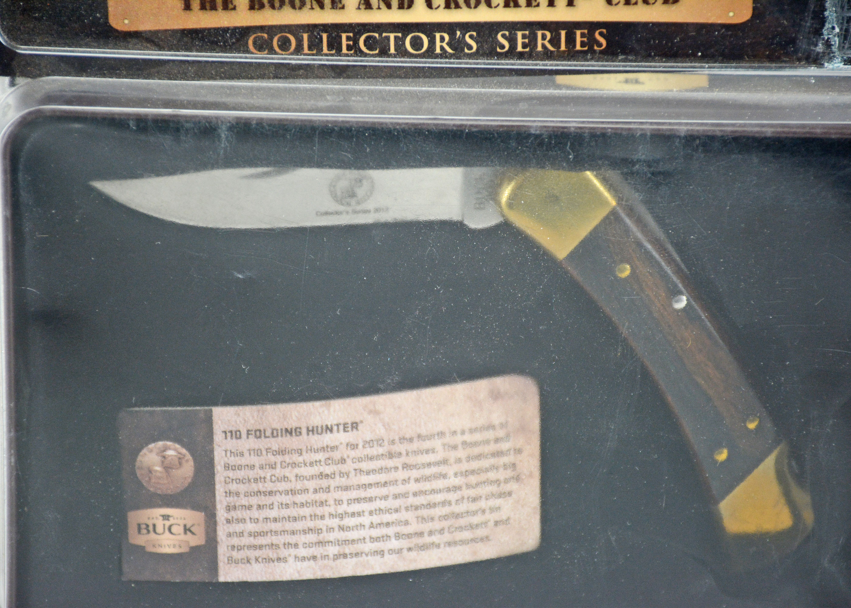 Buck Knife Collector's Series Boone and Crockett Club 110 Folding