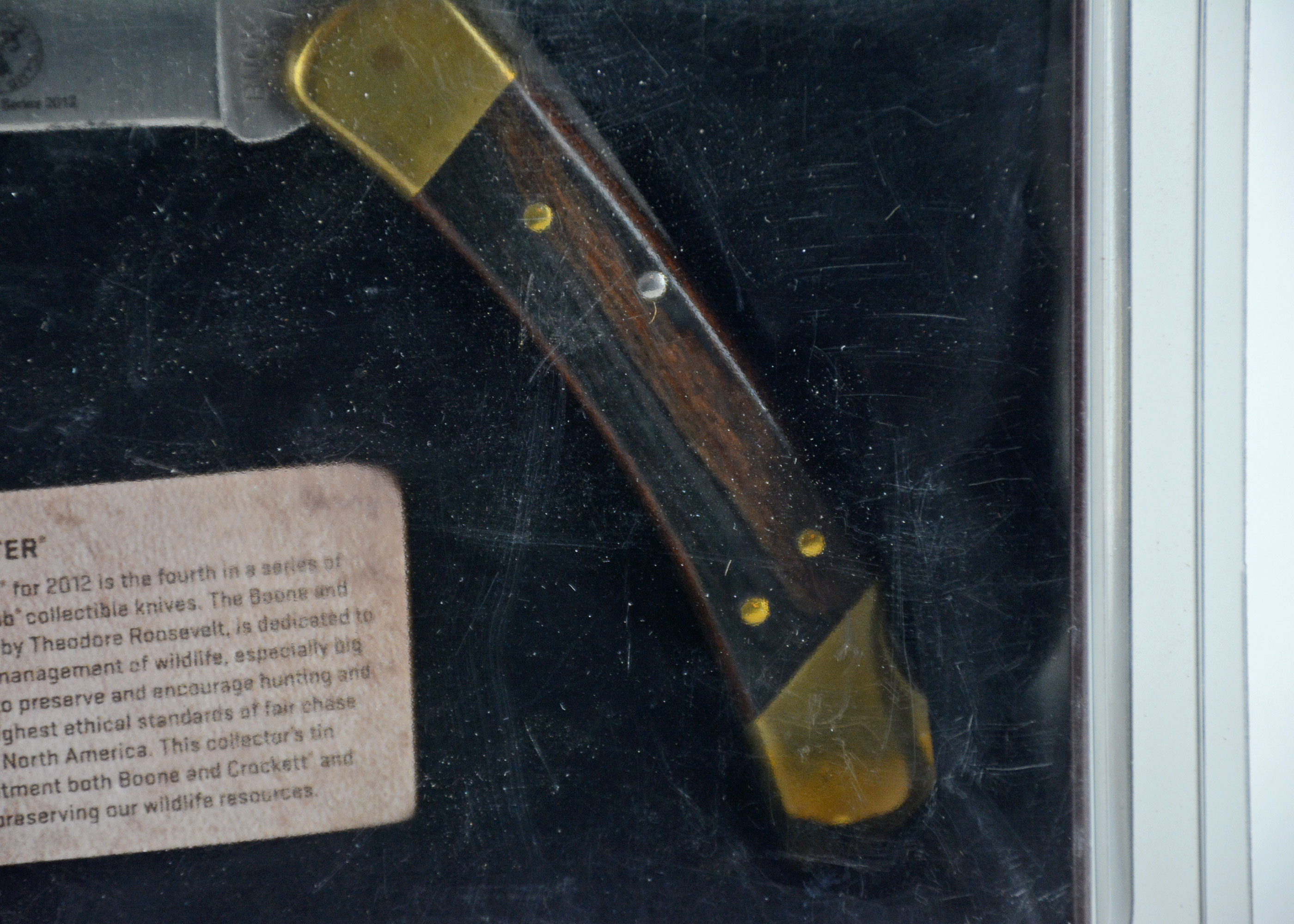 Buck Knife Collector's Series Boone and Crockett Club 110 Folding