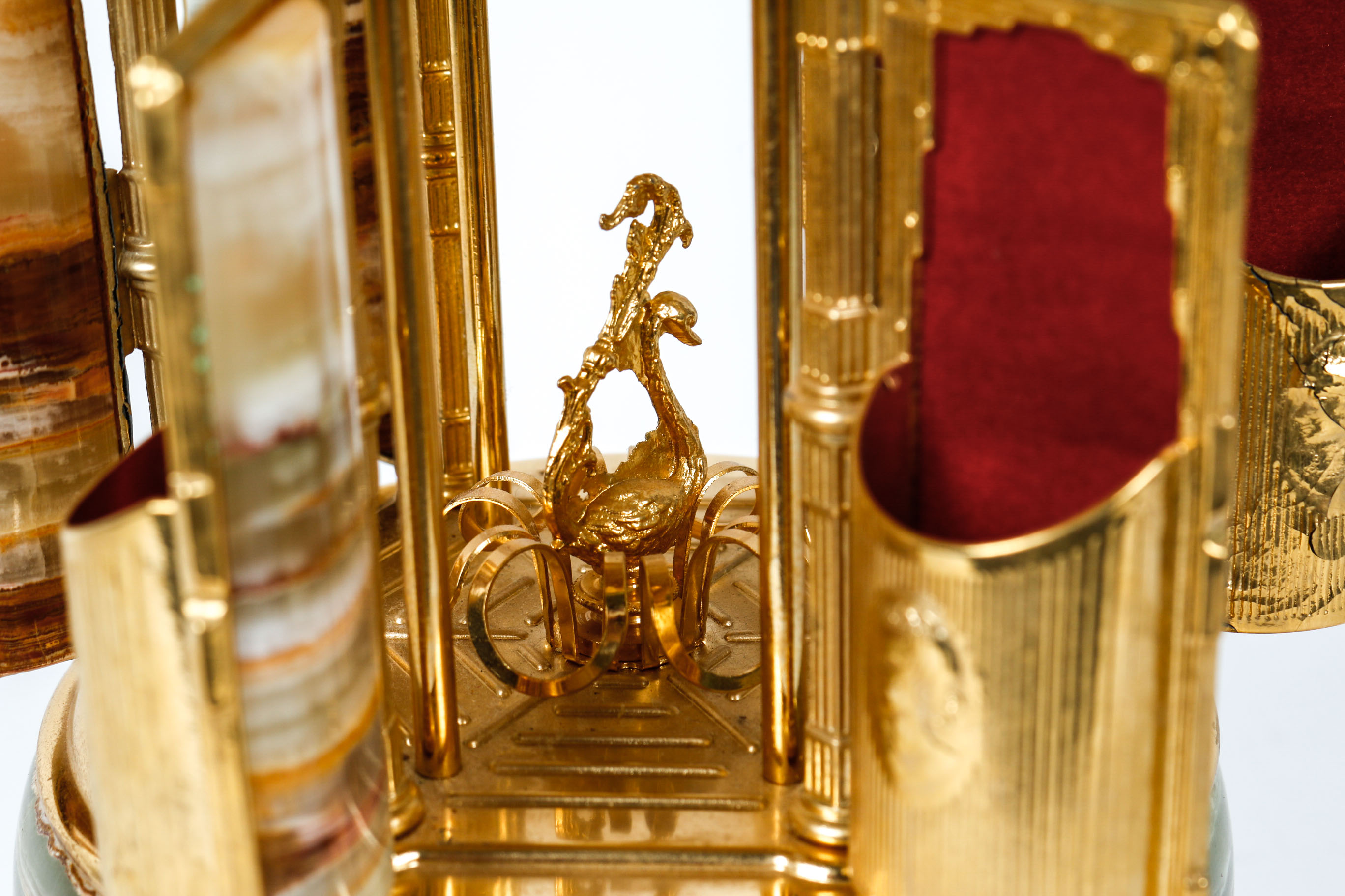 Vintage Marble Scandicci Firenze Brevettato Musical Lipstick Carousel