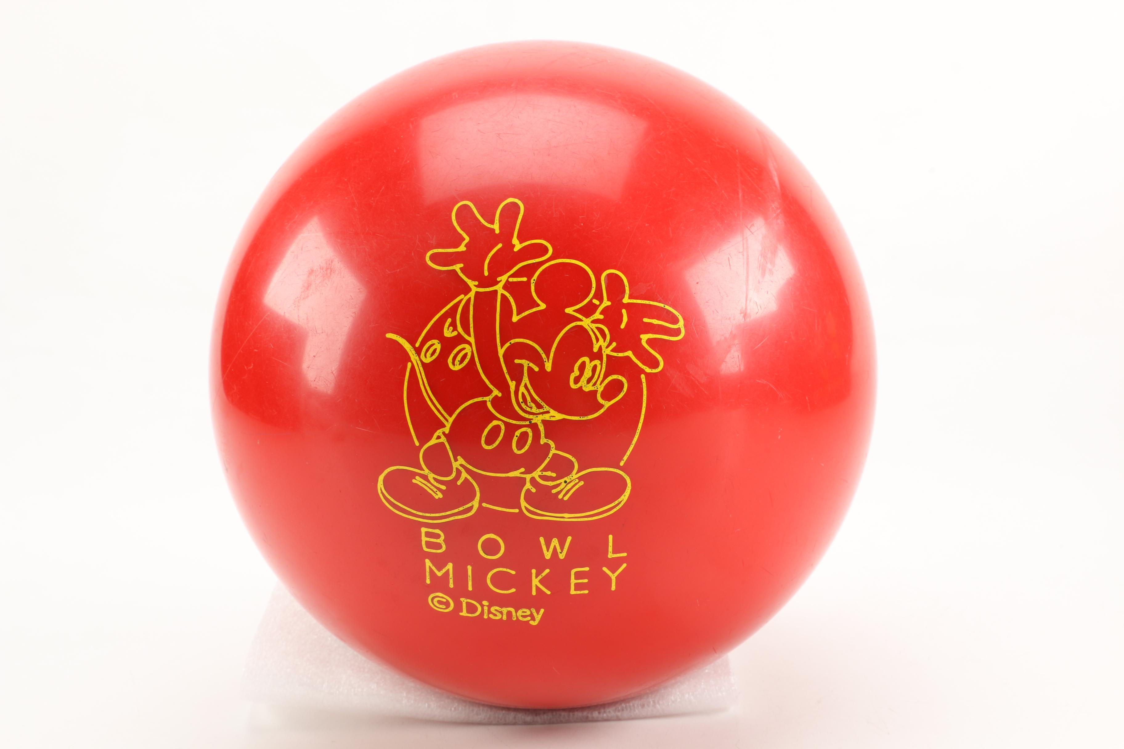 Brunswick Mickey Mouse Bowling Ball and Bag EBTH