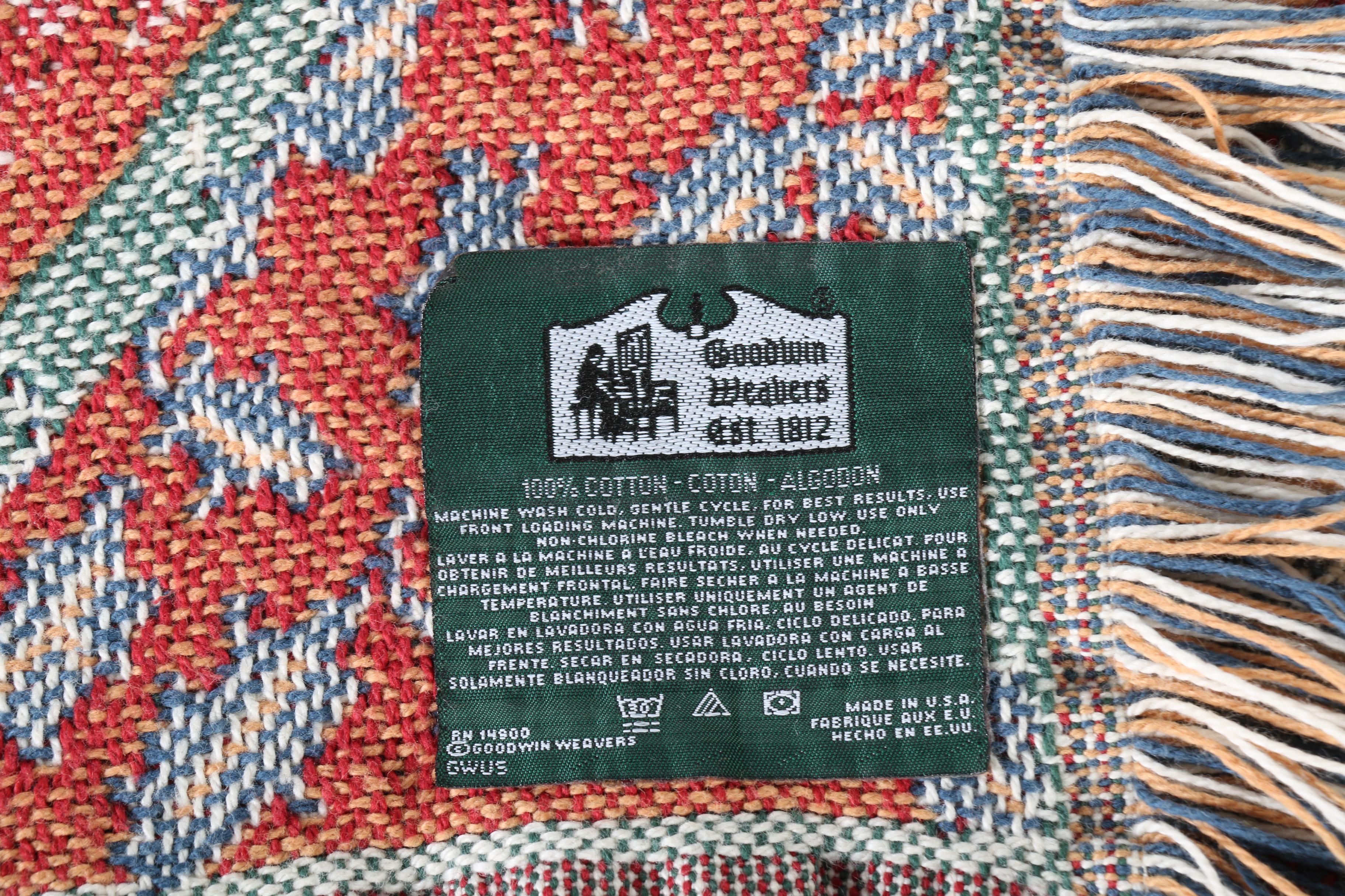 Goodwin Weavers Christmas Tapestry Blankets EBTH