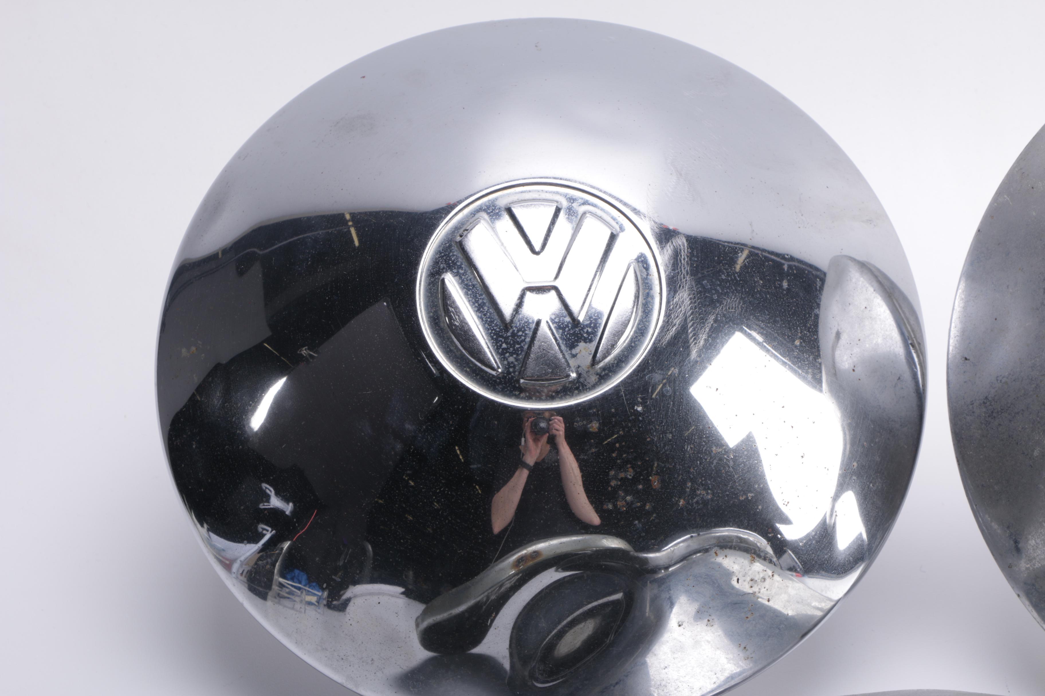 Vintage Volkswagen Beetle HalfMoon Hubcaps EBTH