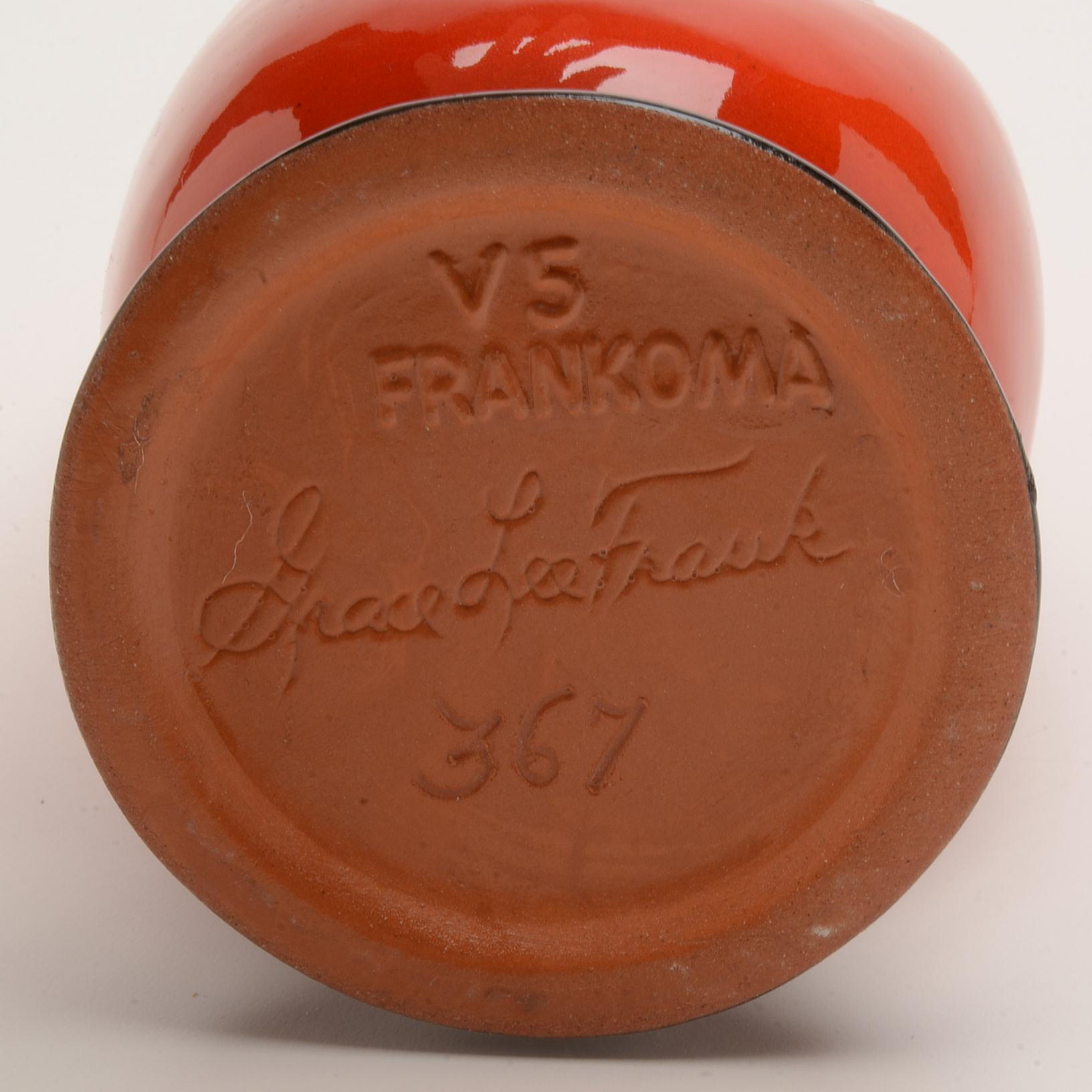 1973 Signed V5 Frankoma Pottery Vase EBTH