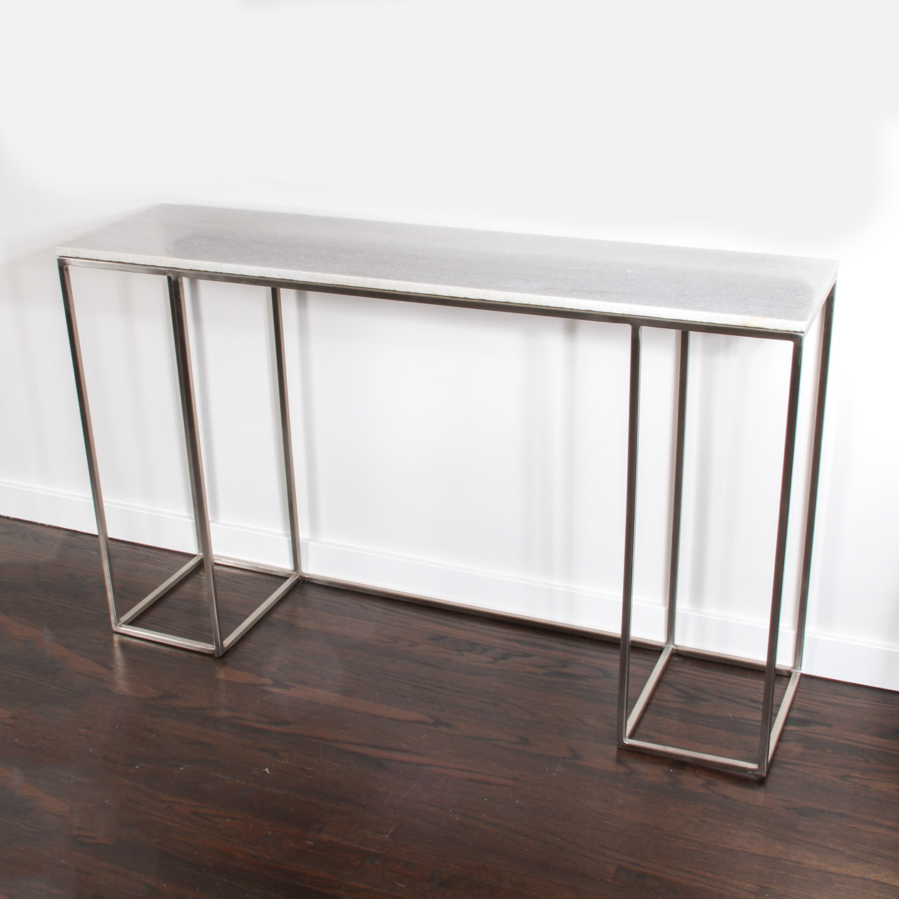 Console Table With Quartz Stone Top EBTH
