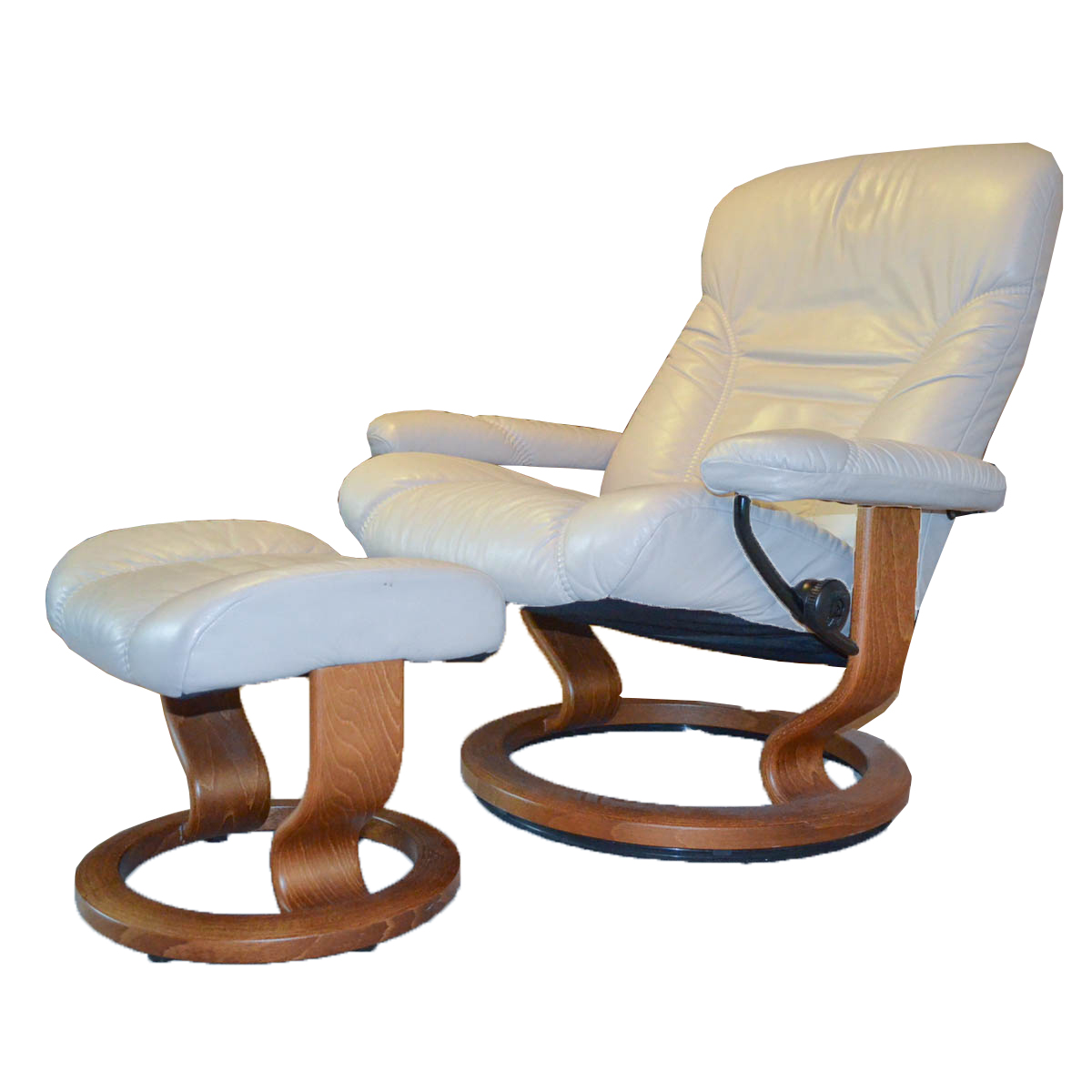 "Stressless" Recliner With Ottoman by Ekornes EBTH