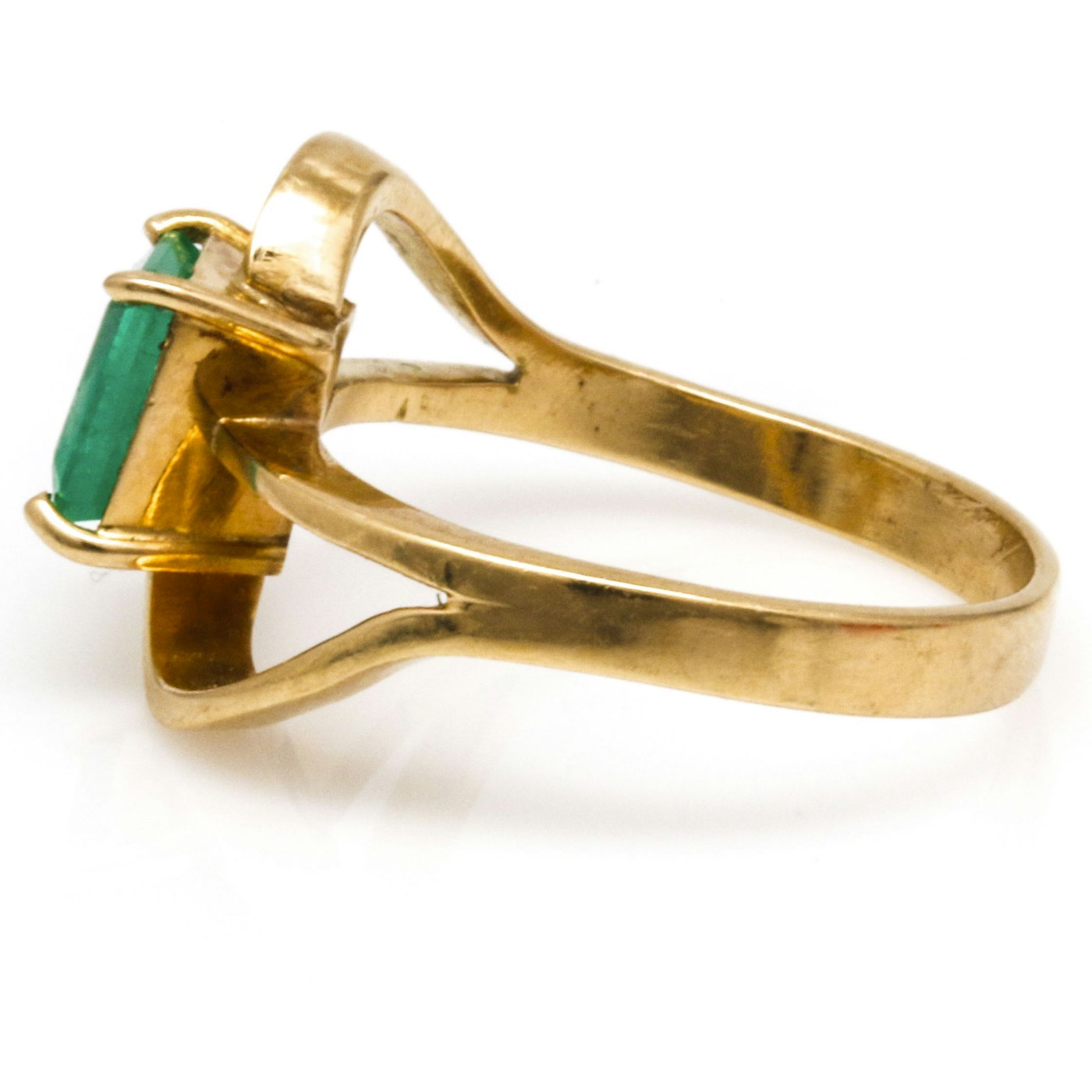 18K Yellow Gold Emerald Ring | EBTH