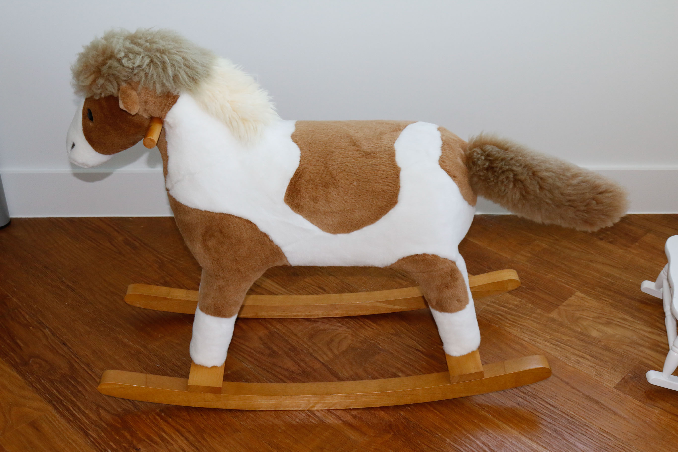 Stuffed Rocking Horse from Barneys and Child's Rocking Chair EBTH
