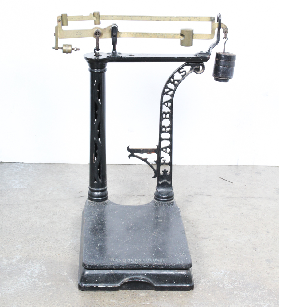 Antique Fairbanks Cast Iron Scale EBTH